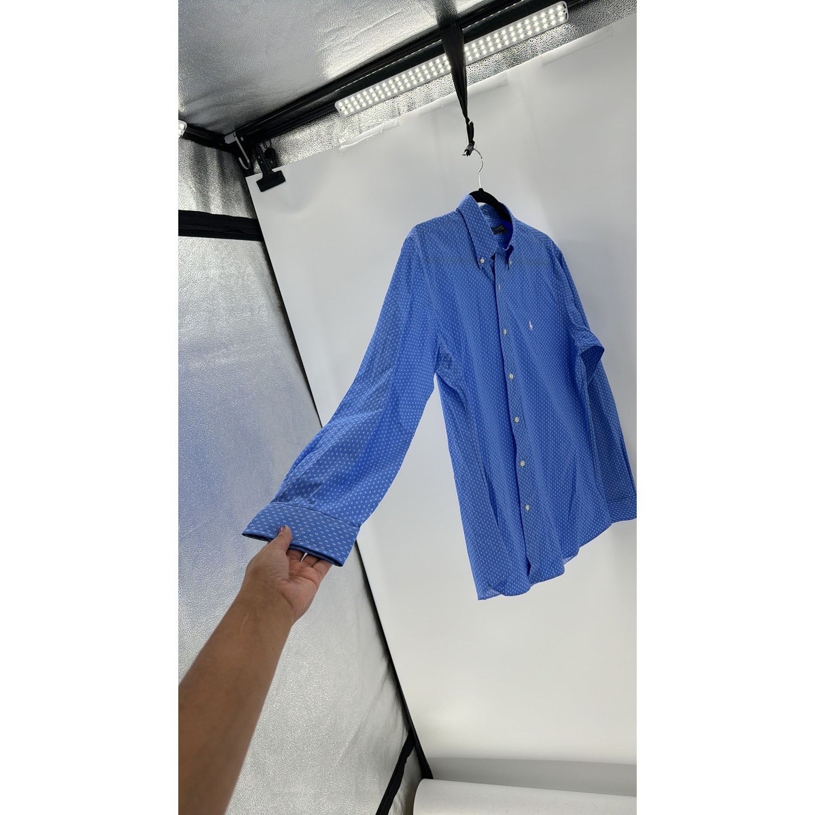 Polo Ralph Lauren Polo Ralph Lauren blue white classic fit button down preppy Size US M / EU 48-50 / 2 - 8 Thumbnail