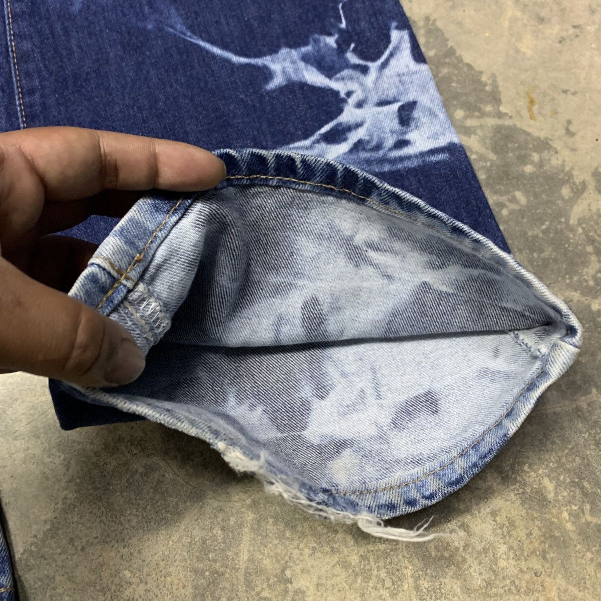 Wrangler Flare Vintage Wrangler Acid Wash Bell Bottom Jean Size US 28 / EU 44 - 6 Thumbnail