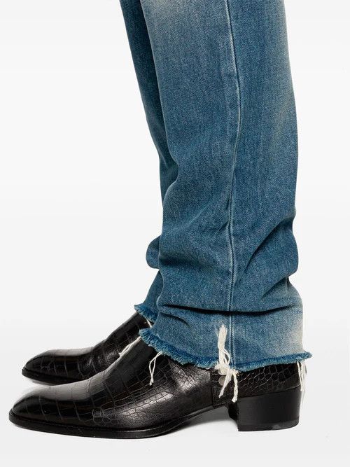 Gucci o1mt1gz0525 Denim Pant With Label in Blue Size US 36 / EU 52 - 5 Thumbnail