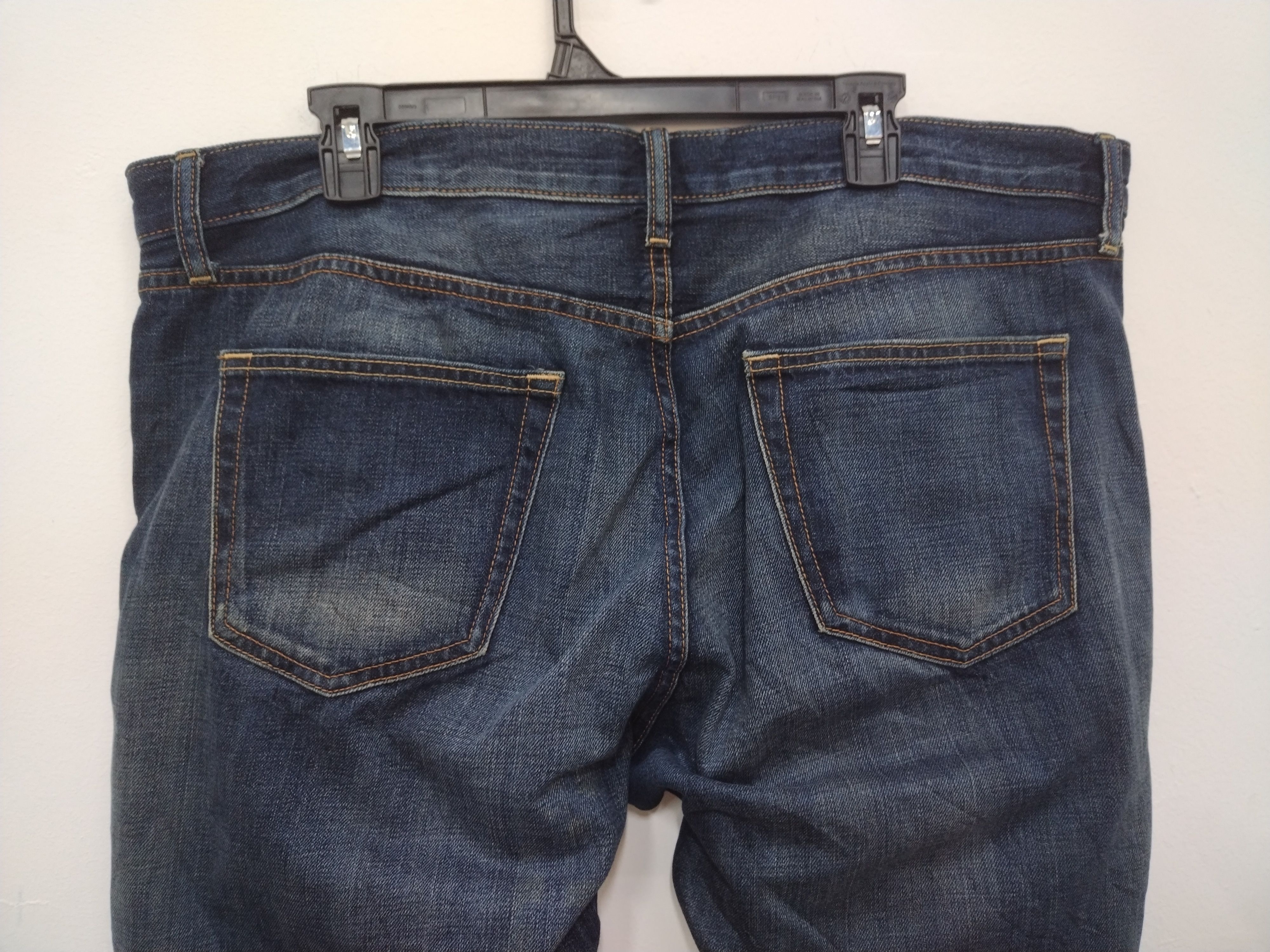 Japanese Brand × Jun Takahashi × Uniqlo Big Size SELVEDGE Uniqlo Nice Faded Patina Regular Fit Jeans Size US 40 / EU 56 - 7 Thumbnail
