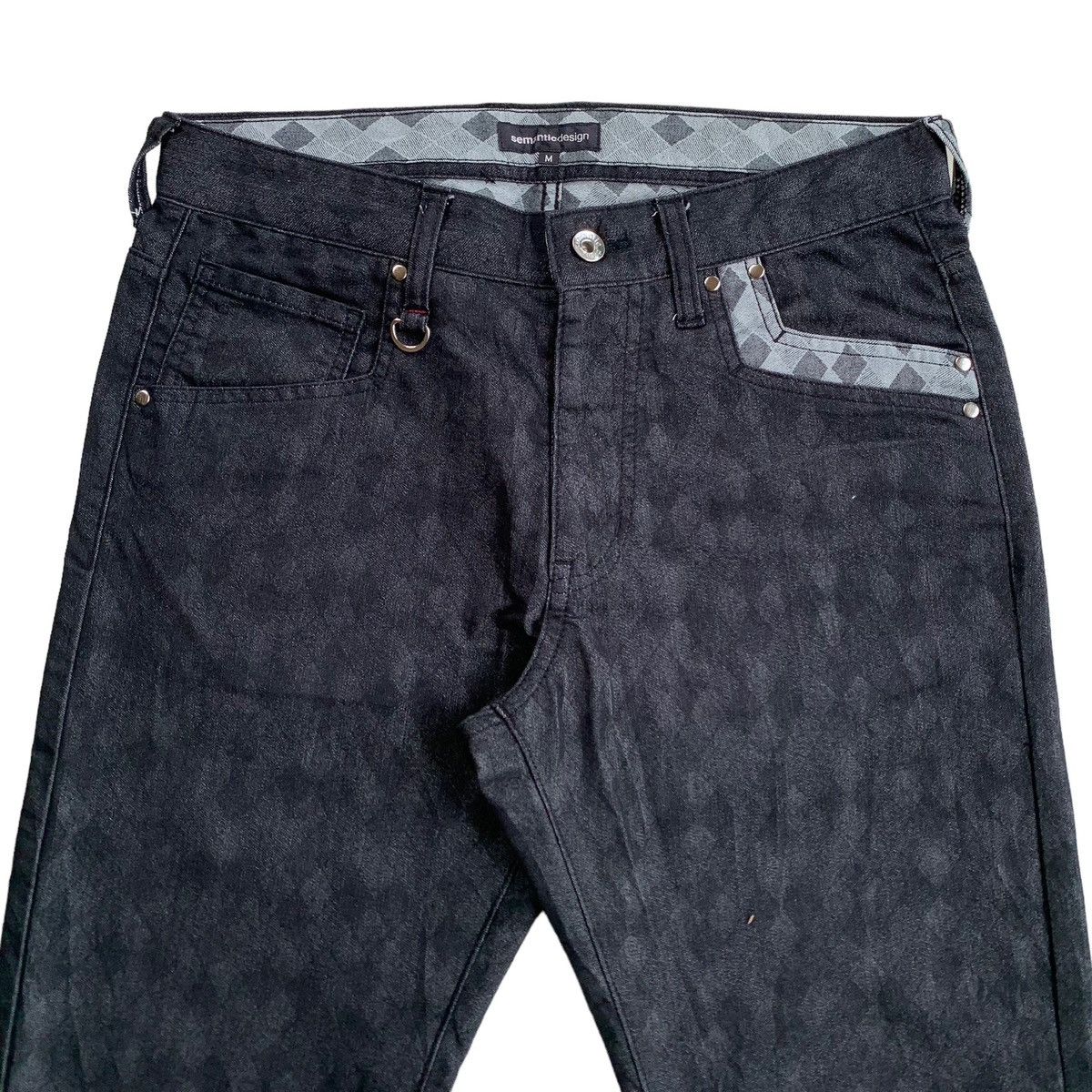 Japanese Brand × semanticdesign 2000s Japanese Brand Semantic Design Waxed Pants Size US 30 / EU 46 - 1 Thumbnail