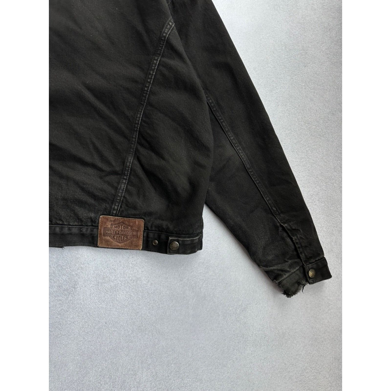 Ferrari VTG Harley-Davidson Biker Blues Moto Distressed Jacket Size US S / EU 44-46 / 1 - 15 Thumbnail