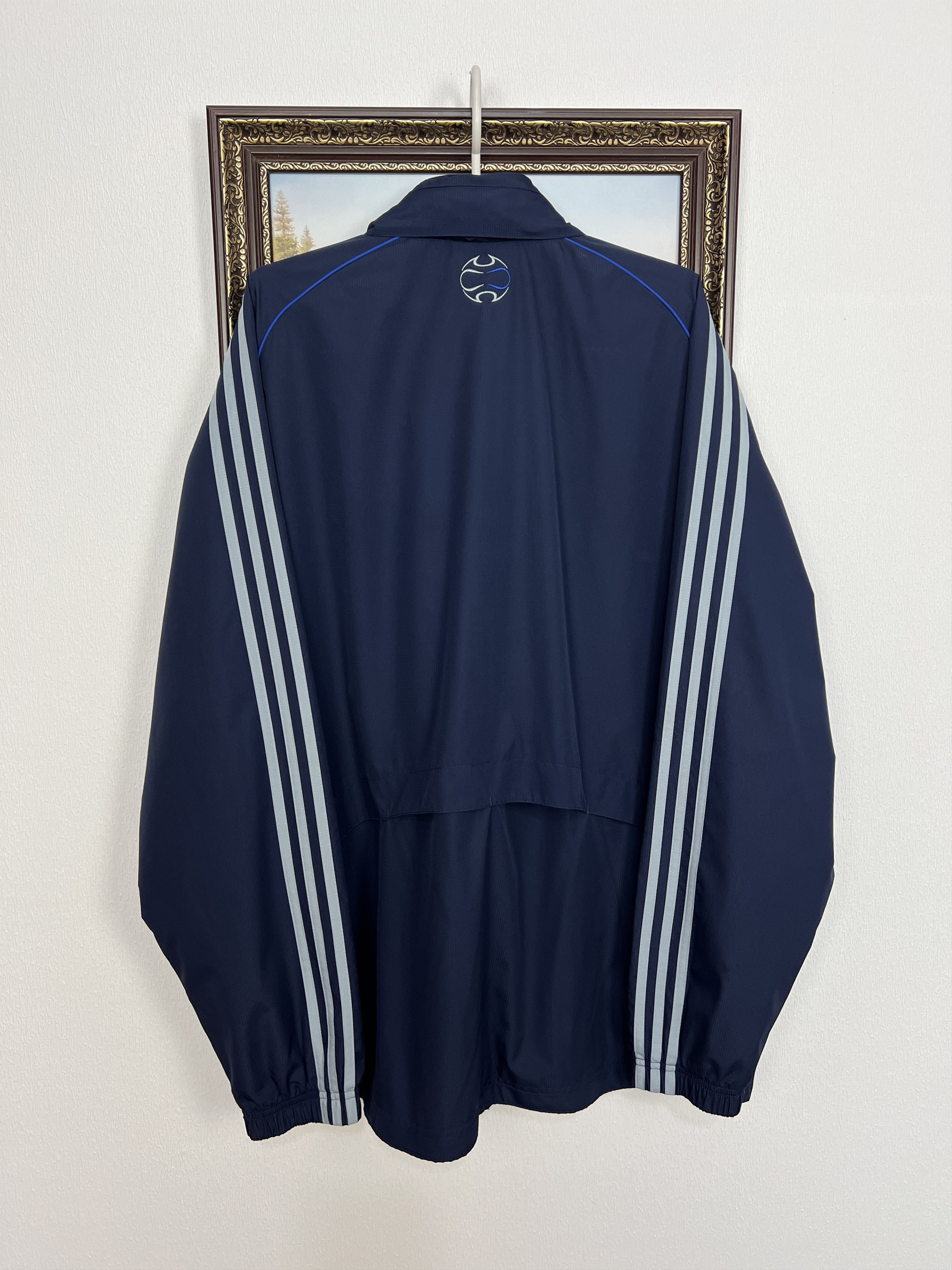 Adidas Vintage Chelsea Football Rain Hooded Jacket Soccer Track Top Size US XXL / EU 58 / 5 - 10 Thumbnail
