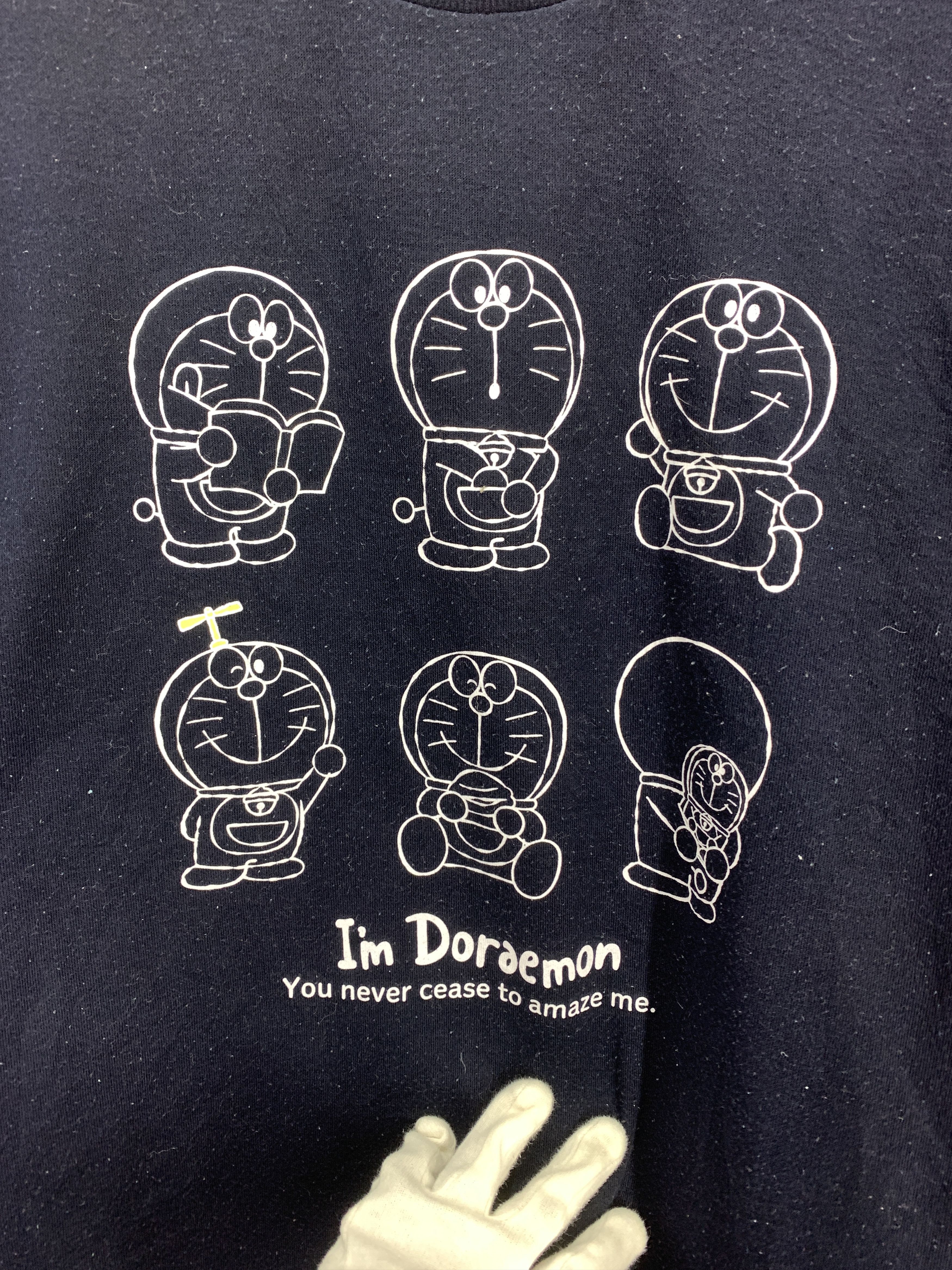 Japanese Brand IM DORAEMON Crew Neck Sweatshirt #2208/21 Size US M / EU 48-50 / 2 - 2 Thumbnail