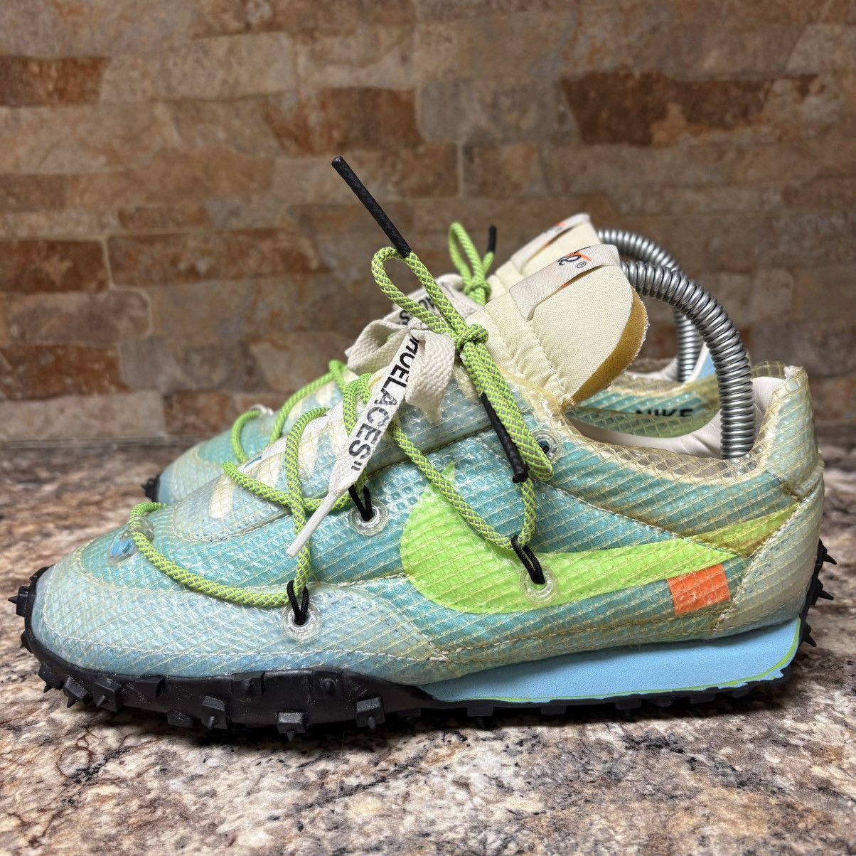 Nike × Off-White Nike X Off-White Waffle Racer Vivid Sky Size 6 Size US 6 / IT 36 - 2 Thumbnail