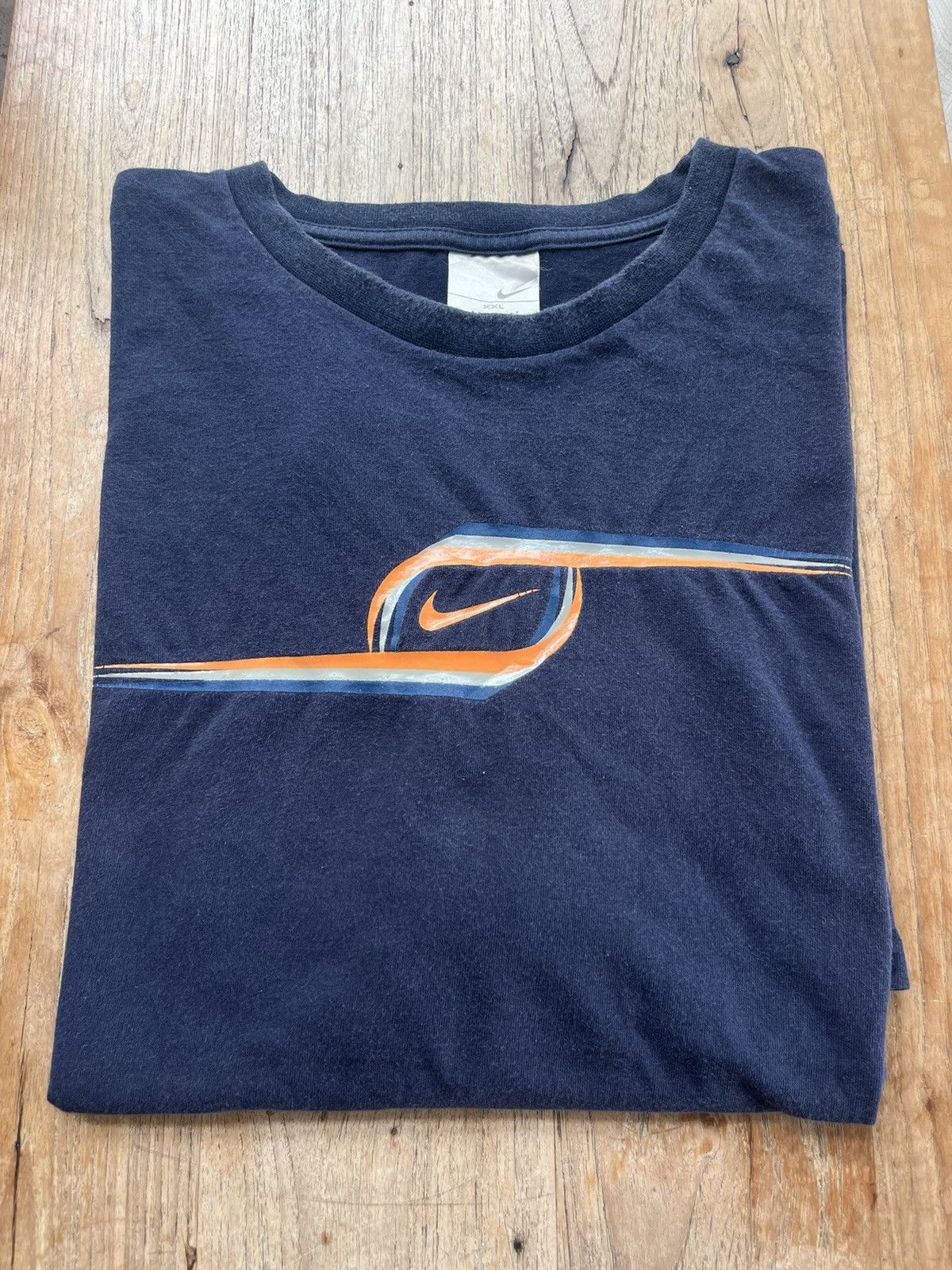 Nike × Vintage Vintage NIKE SWOOSH Center ( 2yk ) Collection 00’s T-shirt Size US XXL / EU 58 / 5 - 1 Thumbnail