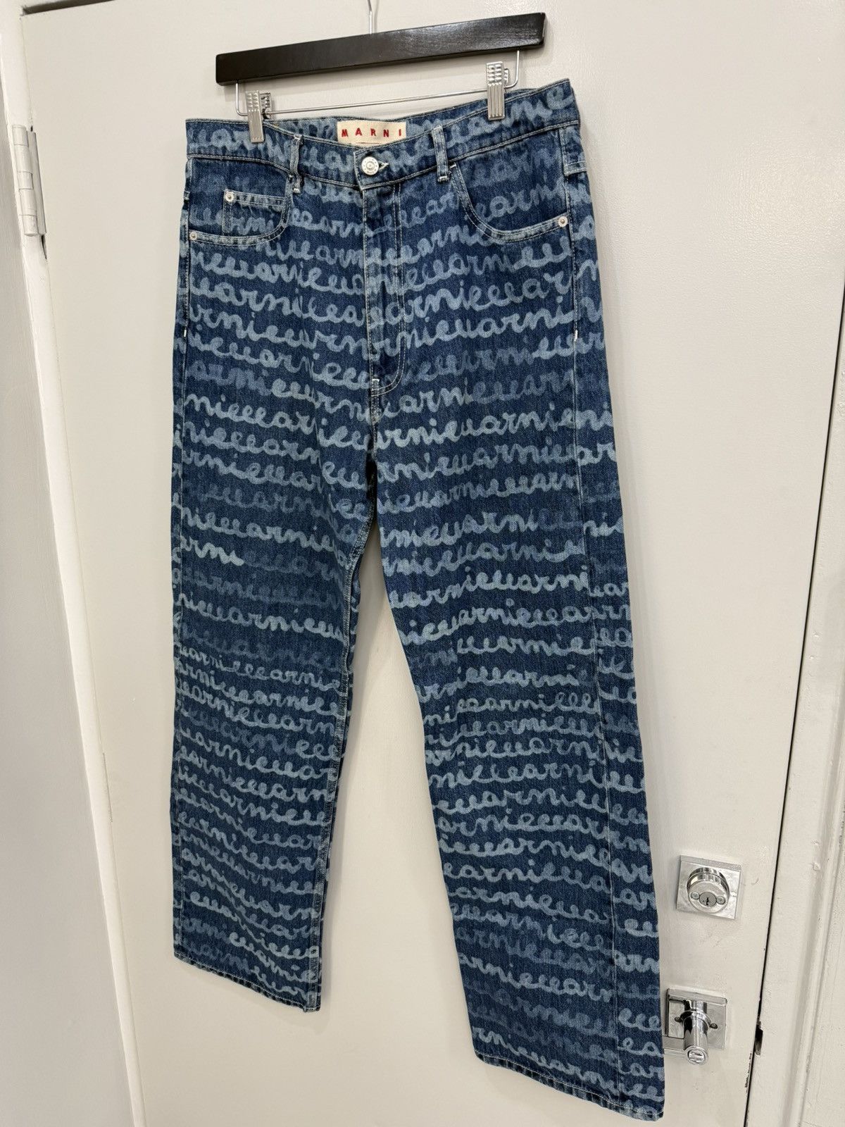 Marni Marni Blue Denim Jeans Size US 34 / EU 50 - 3 Thumbnail