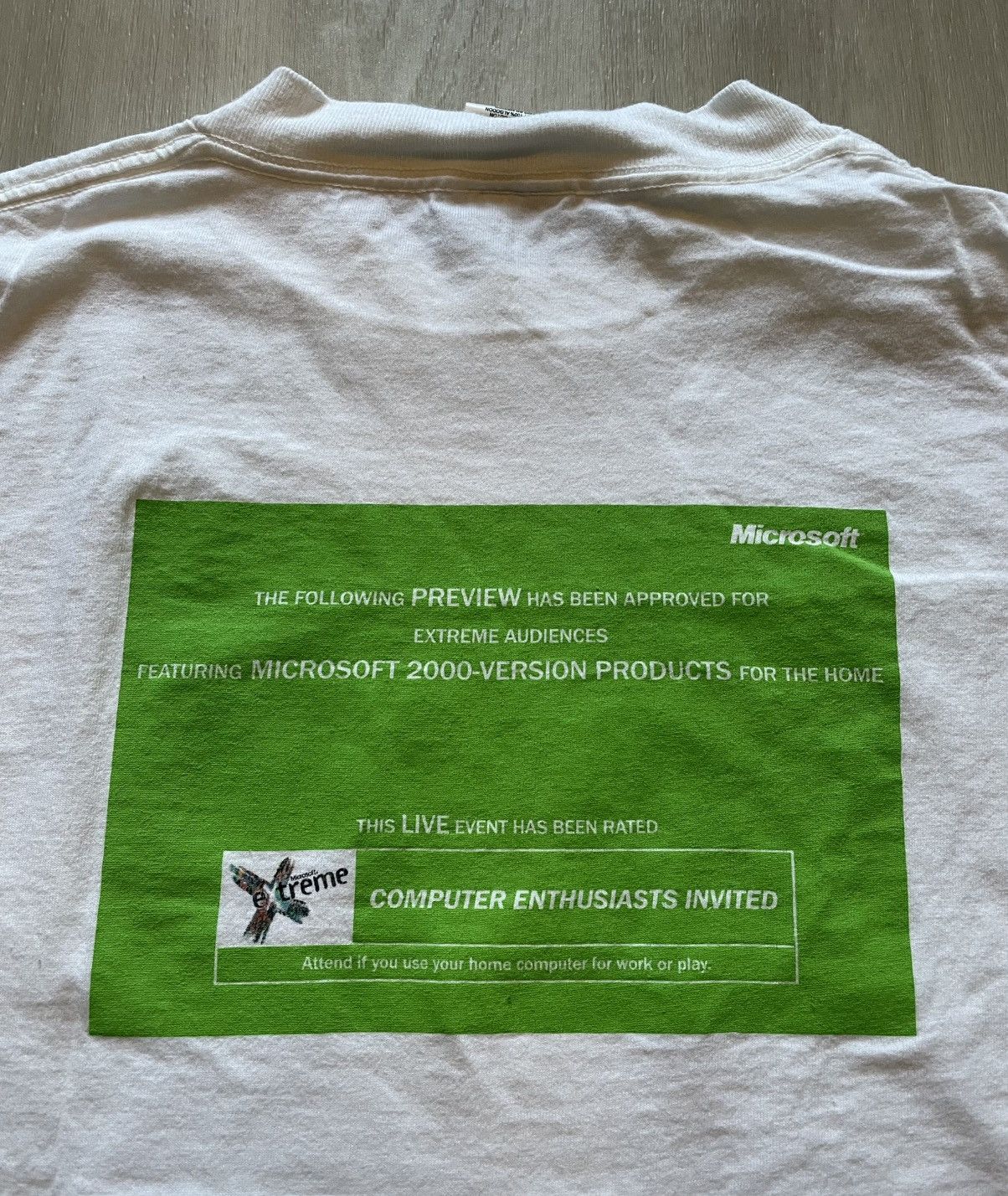 Vintage VTG 90s Microsoft Extreme Mens XL Computer Tech Promo Size US XL / EU 56 / 4 - 1 Thumbnail