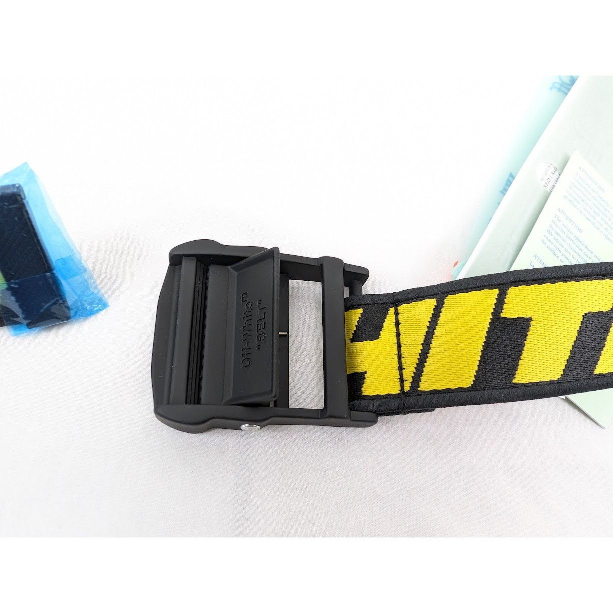 Off-White o1rshd1 Q:3 / Size:OS / Tape Industrial Belt in Black Yellow Size ONE SIZE - 3 Thumbnail