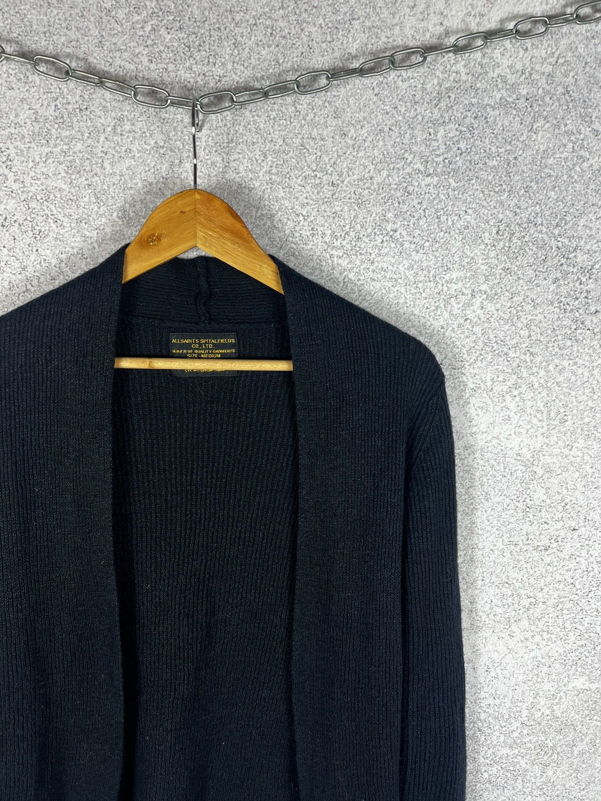 Allsaints Vintage Allsaints Linen / Wool Laguna Cardigan Size M / US 6-8 / IT 42-44 - 2 Thumbnail