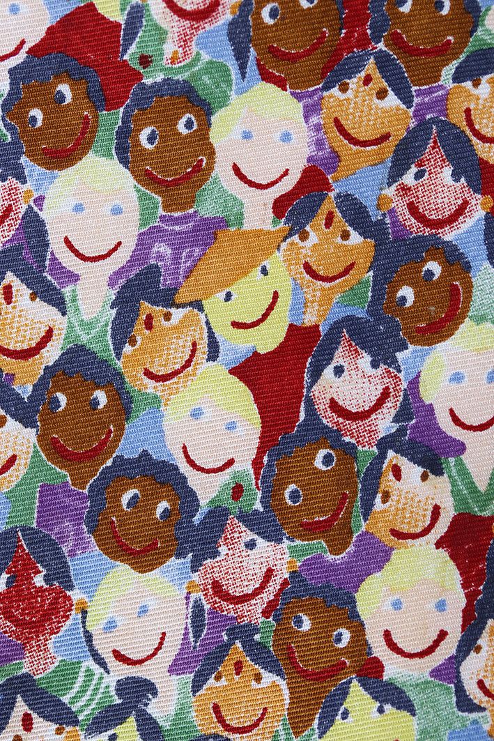 Other Save the Children Tie with Colorful Smiling Faces Print Size ONE SIZE - 6 Thumbnail