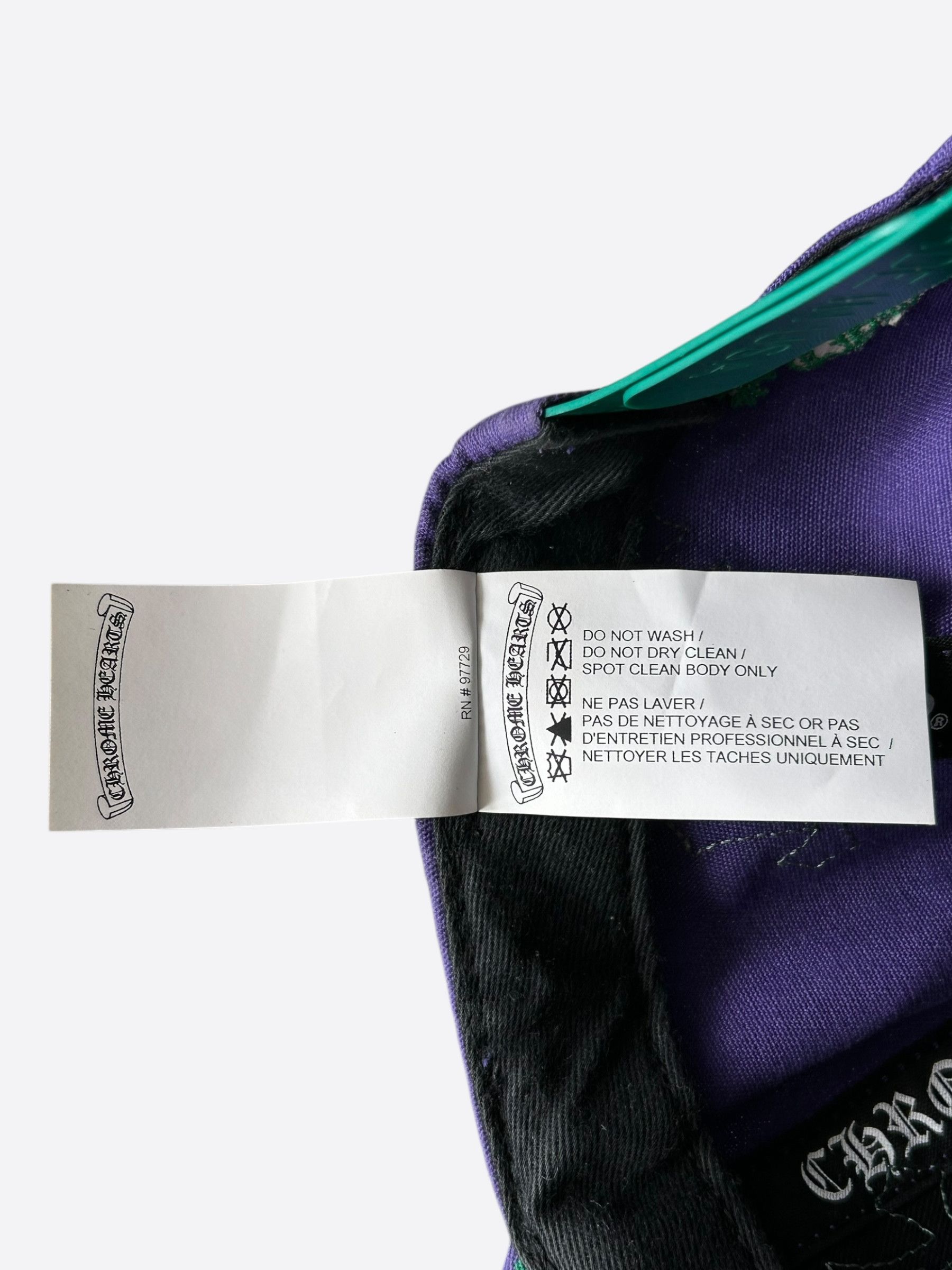 Chrome Hearts Chrome Hearts Purple & Green Cross Patch Hat Size ONE SIZE - 6 Thumbnail