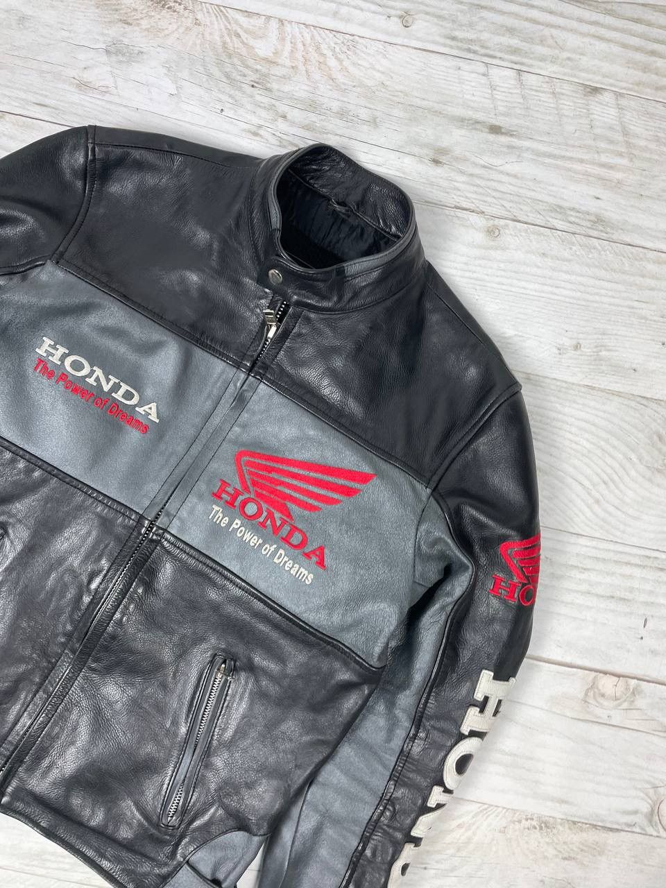Honda Vintage Honda Racing Leather Motorcycle Jacket Moto Size US XS / EU 42 / 0 - 2 Thumbnail