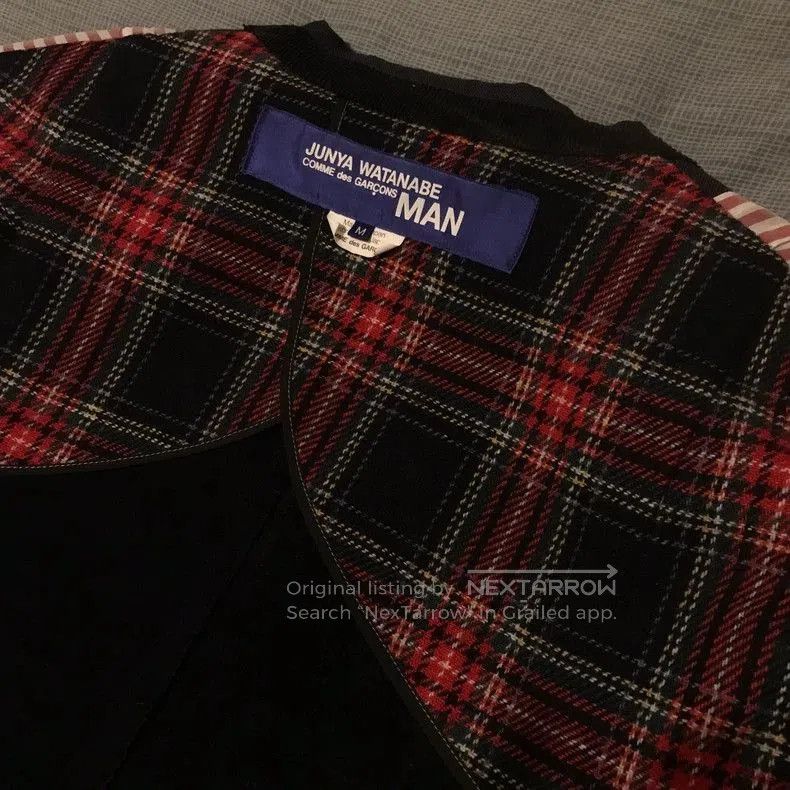 Junya Watanabe Comme des Garcons Leather Panel Blazer. Size US L / EU 52-54 / 3 - 5 Thumbnail