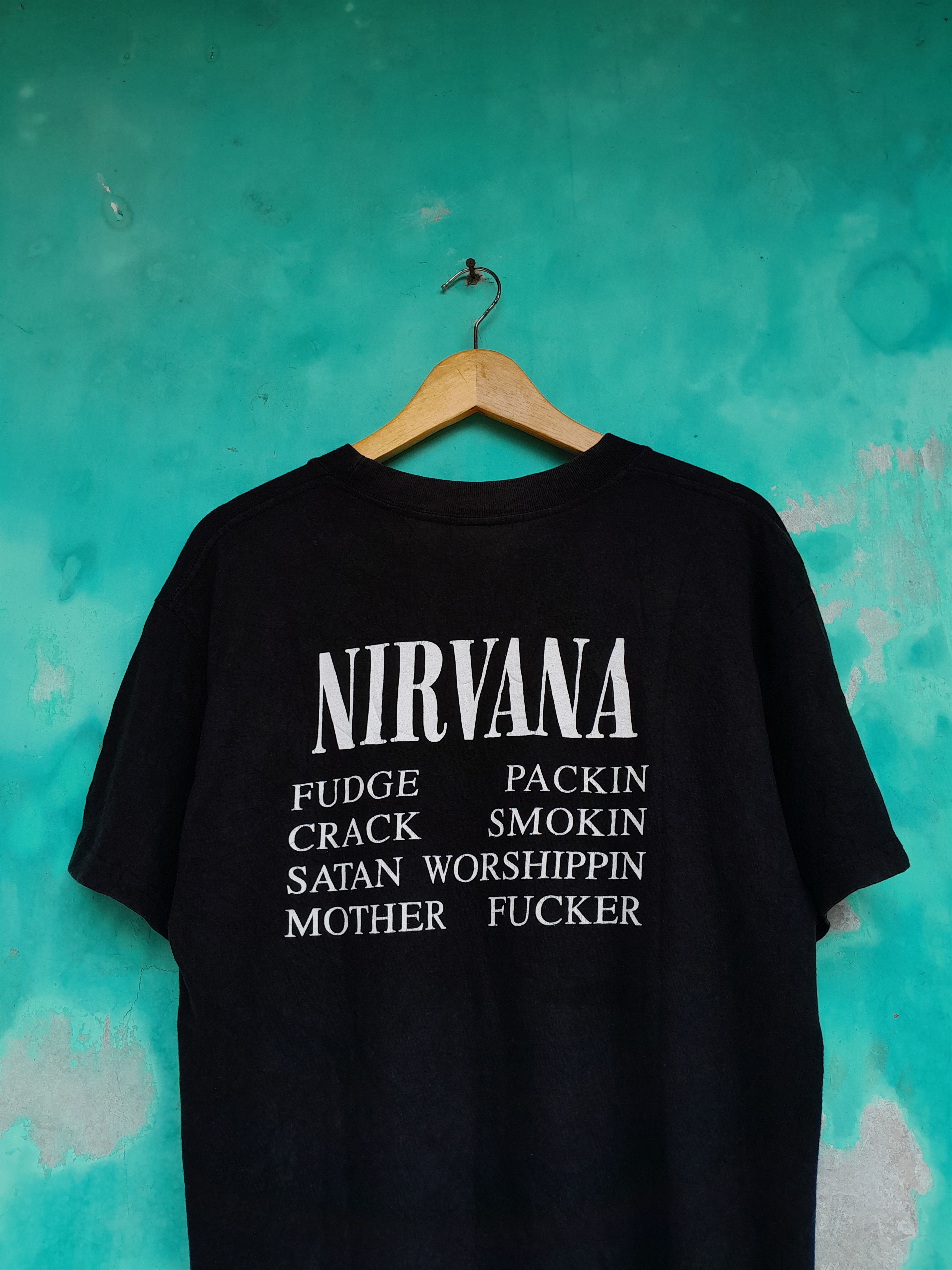 Band Tees Vintage NIRVANA Vestibule circle limbo shirt Size US M / EU 48-50 / 2 - 4 Thumbnail