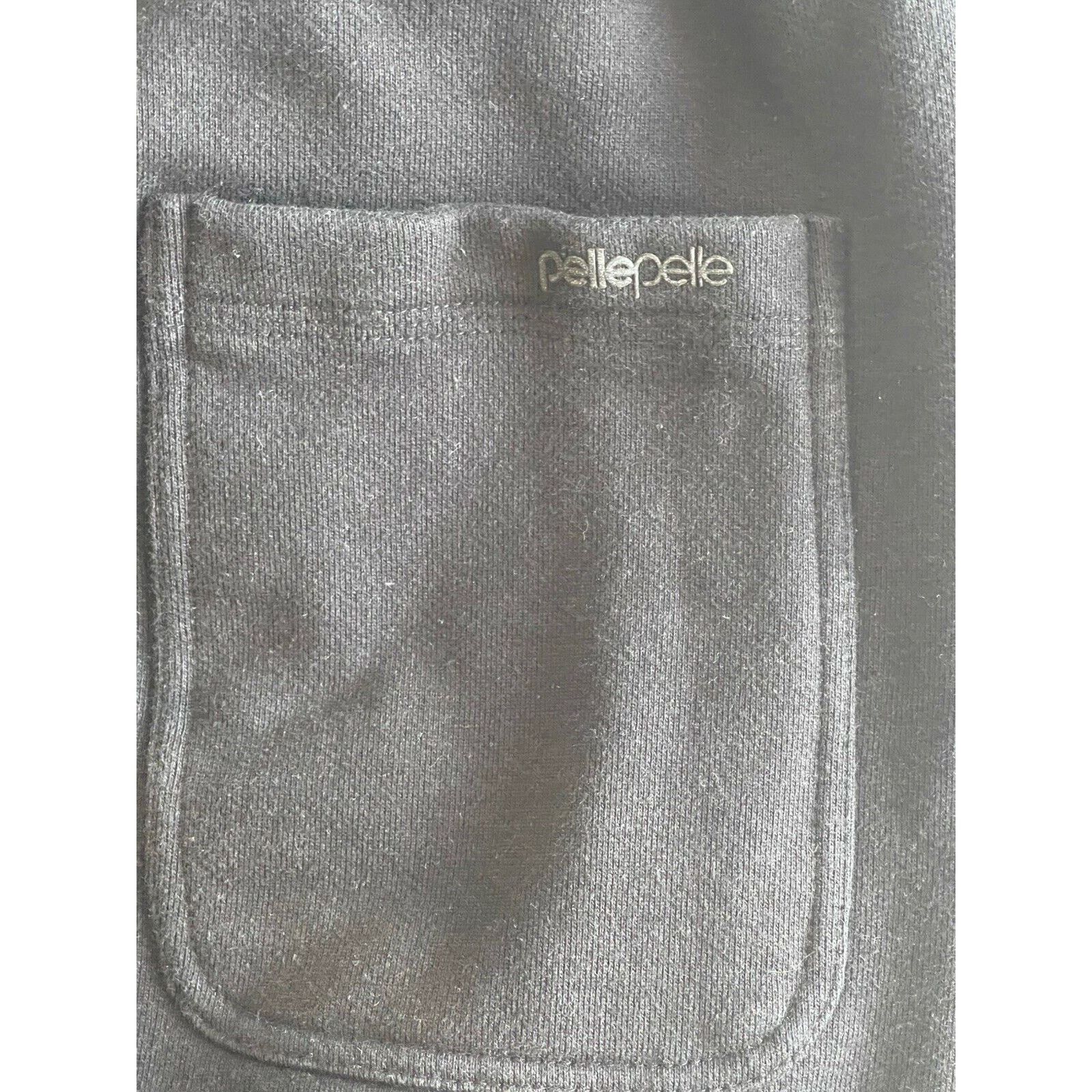 Pelle Pelle RARE Vintage Y2k Pants Pelle Pelle Mens Black Sweatpants Size US 44 / EU 60 - 6 Thumbnail