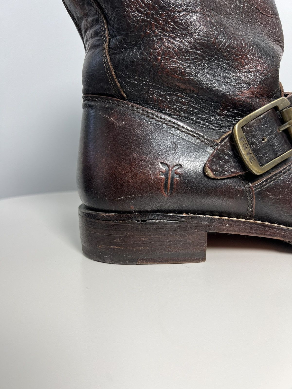 Frye Frye USA Leather Cowboy Boots Hype Model Size US 8 / IT 38 - 11 Thumbnail