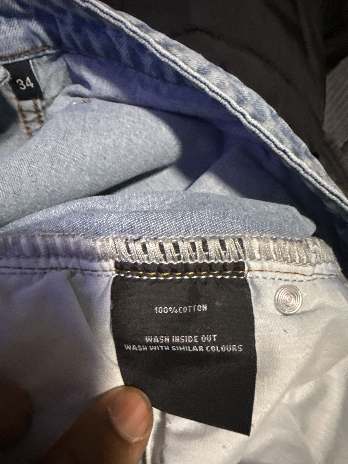 Vale (RARE) VALE DISTRESSED DENIM Size US 34 / EU 50 - 4 Thumbnail