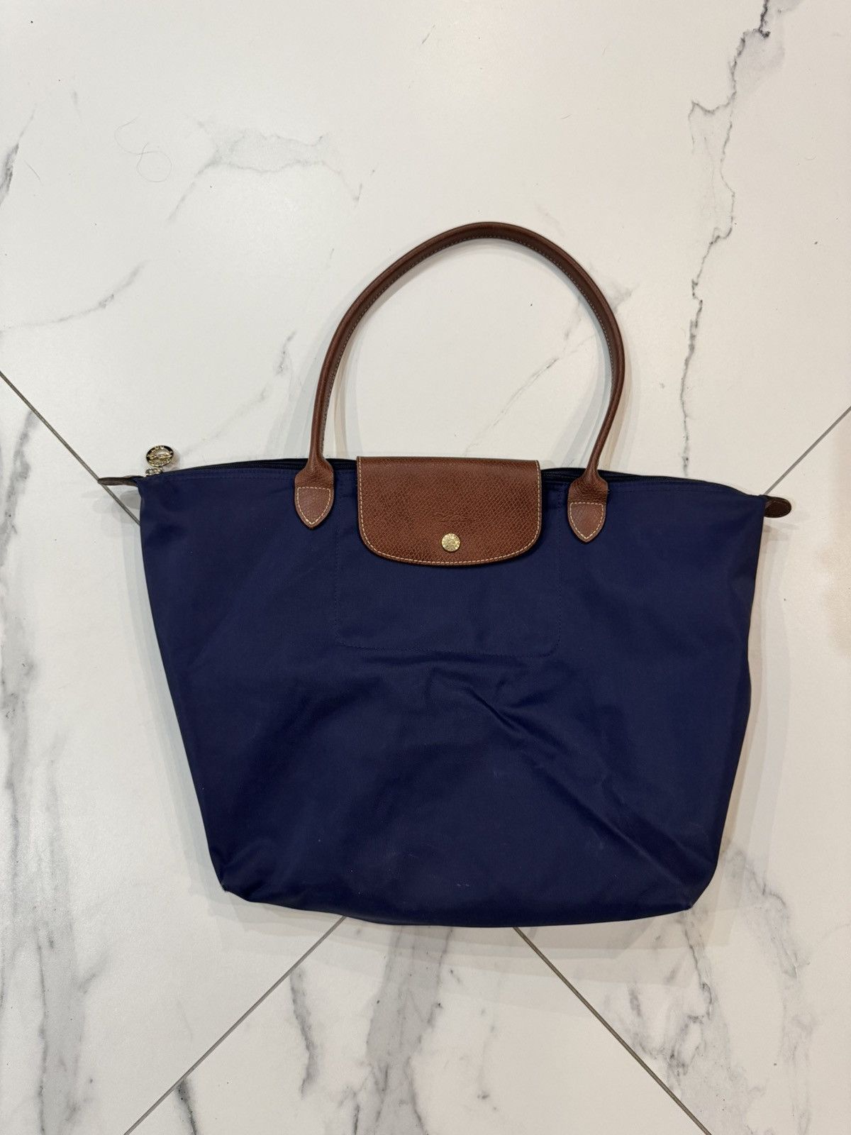 Longchamp Made In France Shoulder Bag in Blue, Women's