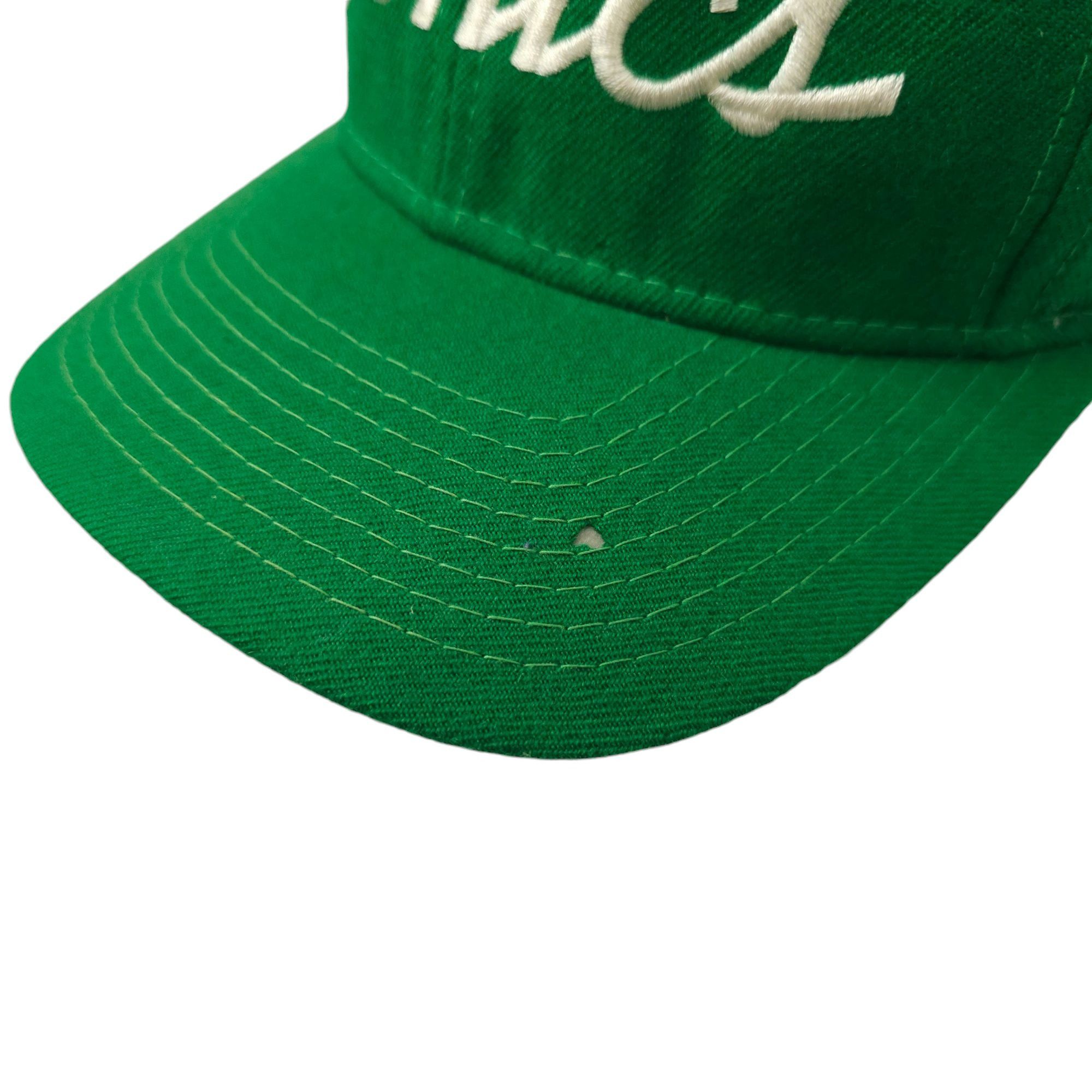 Sports Specialties Boston Celtics Script Cap Vtg 90s READ Moth Holes Snapback Size ONE SIZE - 22 Thumbnail