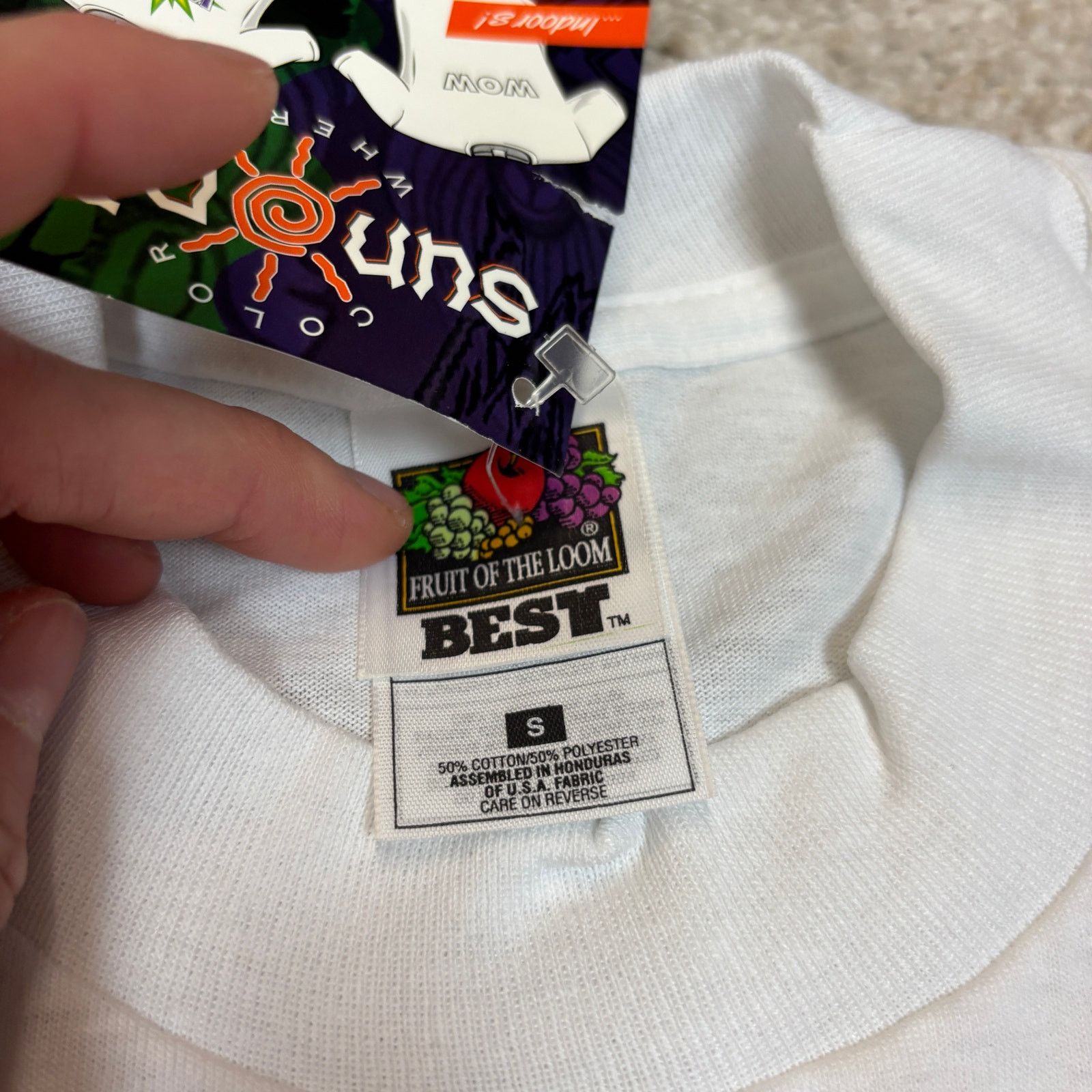 Fruit Of The Loom × Vintage Deadstock 90s The Mask Promo Somebody Stop Me Shirt Small Size US S / EU 44-46 / 1 - 8 Thumbnail