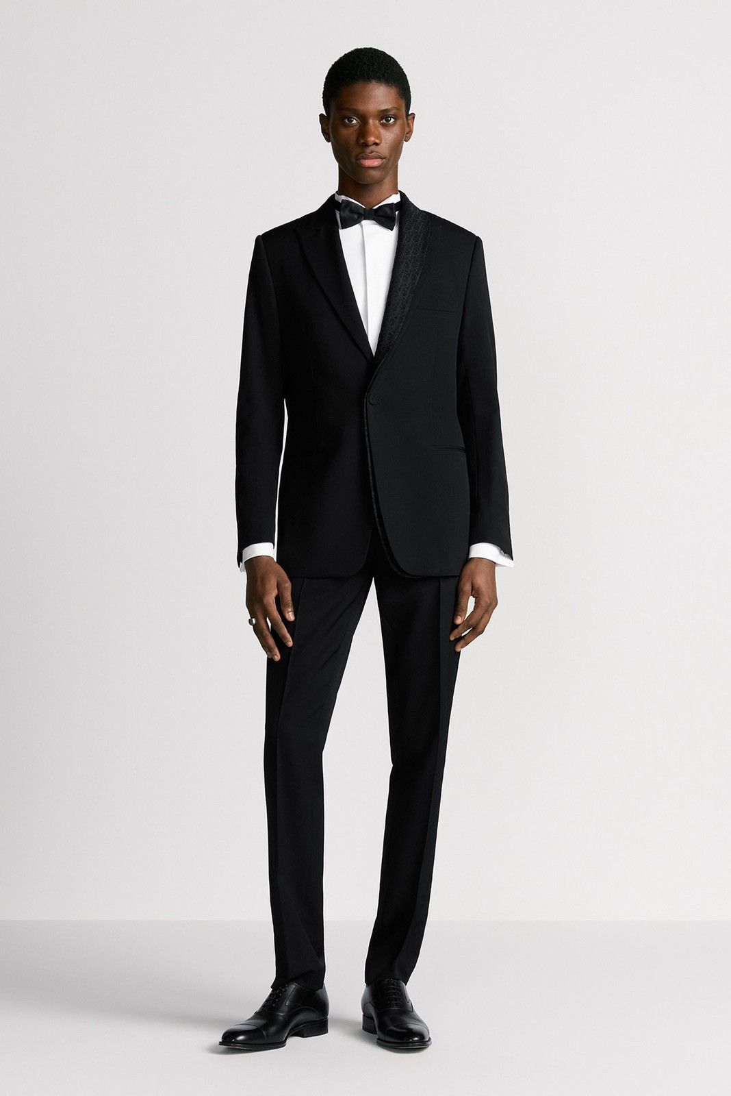 Dior DIOR OBLIQUE SUIT BLACK VIRIGIN WOOL & SILK INTERIOR Size 48L - 2 Thumbnail