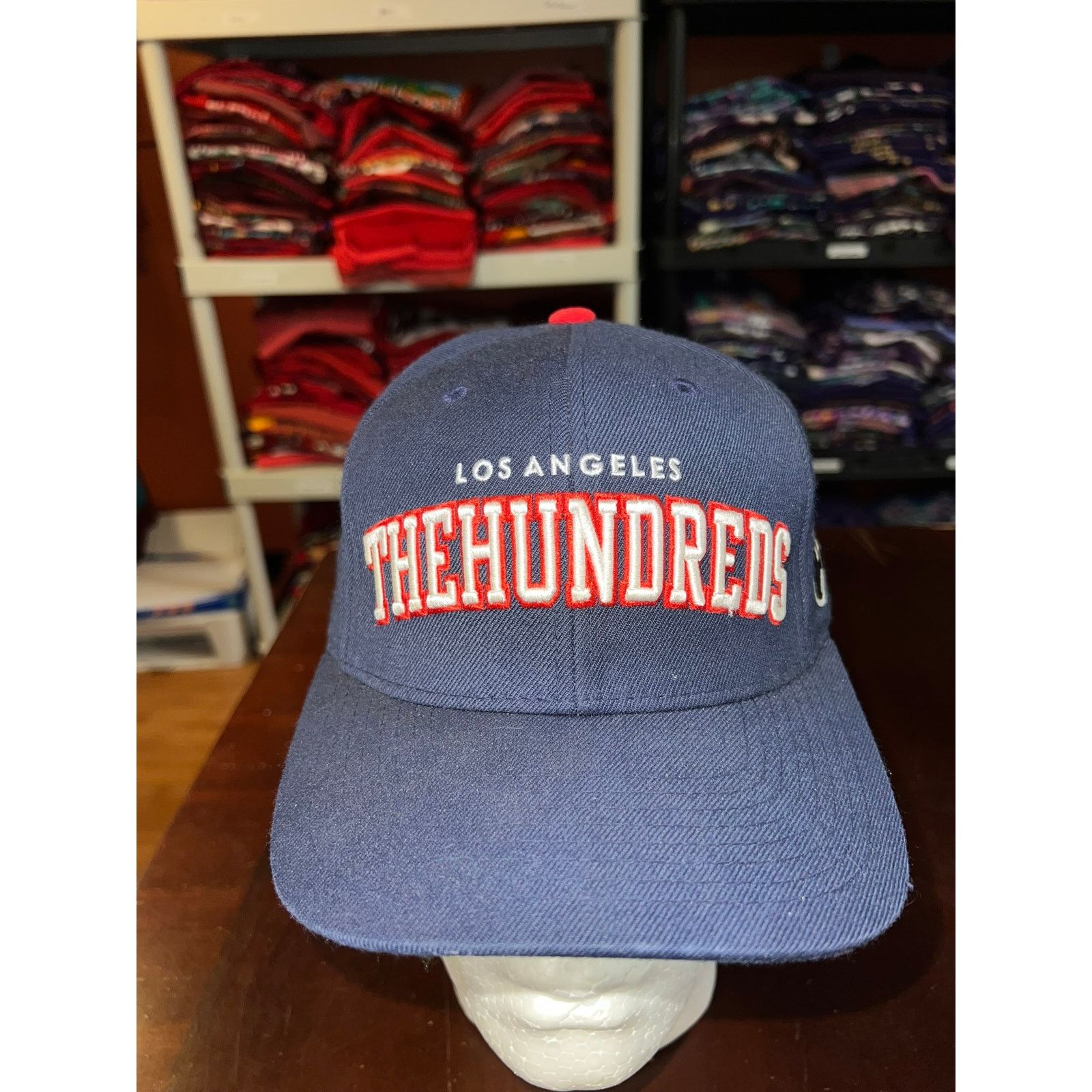 The Hundreds The Hundreds Hat LA Los Angeles Blue Huge Snapback Cap Size ONE SIZE - 2 Thumbnail