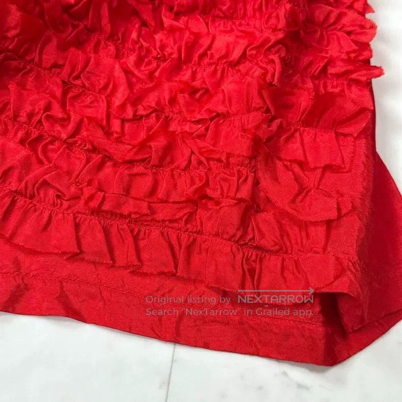 Comme des Garcons Comme Des Garcons size M Red lace skirt Size 25" / US 0 / IT 36 - 5 Thumbnail