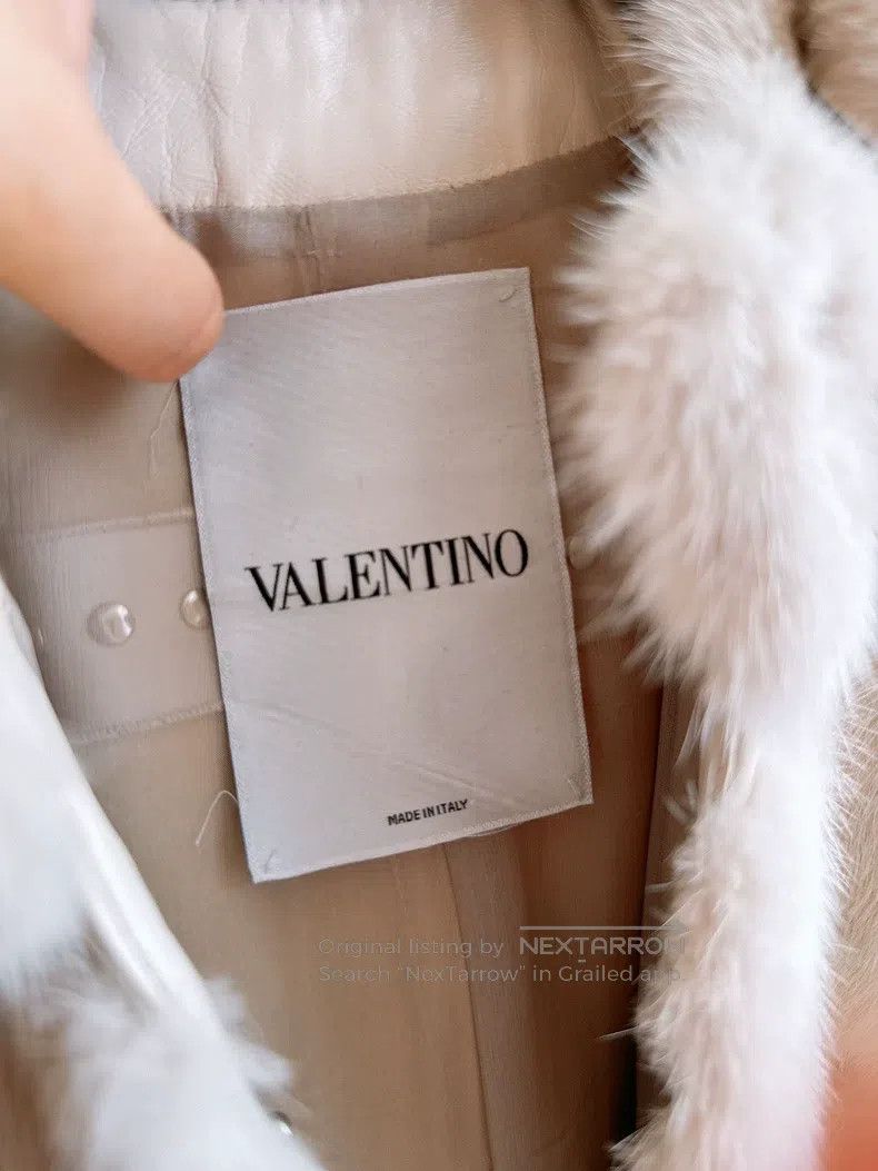 Valentino Valentino Rived mink coat in rice gold Size XS / US 0-2 / IT 36-38 - 8 Thumbnail