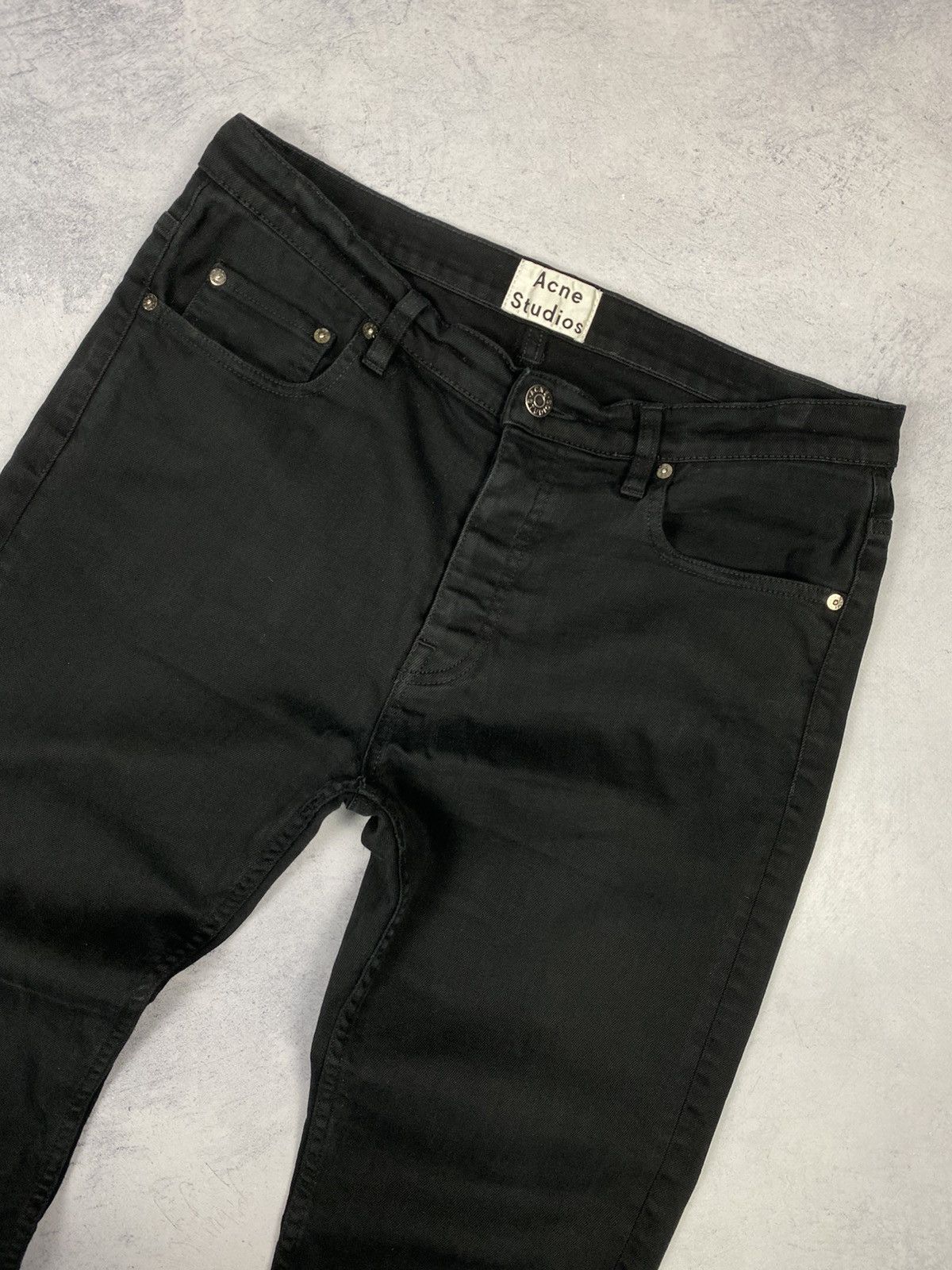 Acne Studios Acne Studios Town Stay Cash Jeans Black Size W34 L33 Size US 34 / EU 50 - 3 Thumbnail