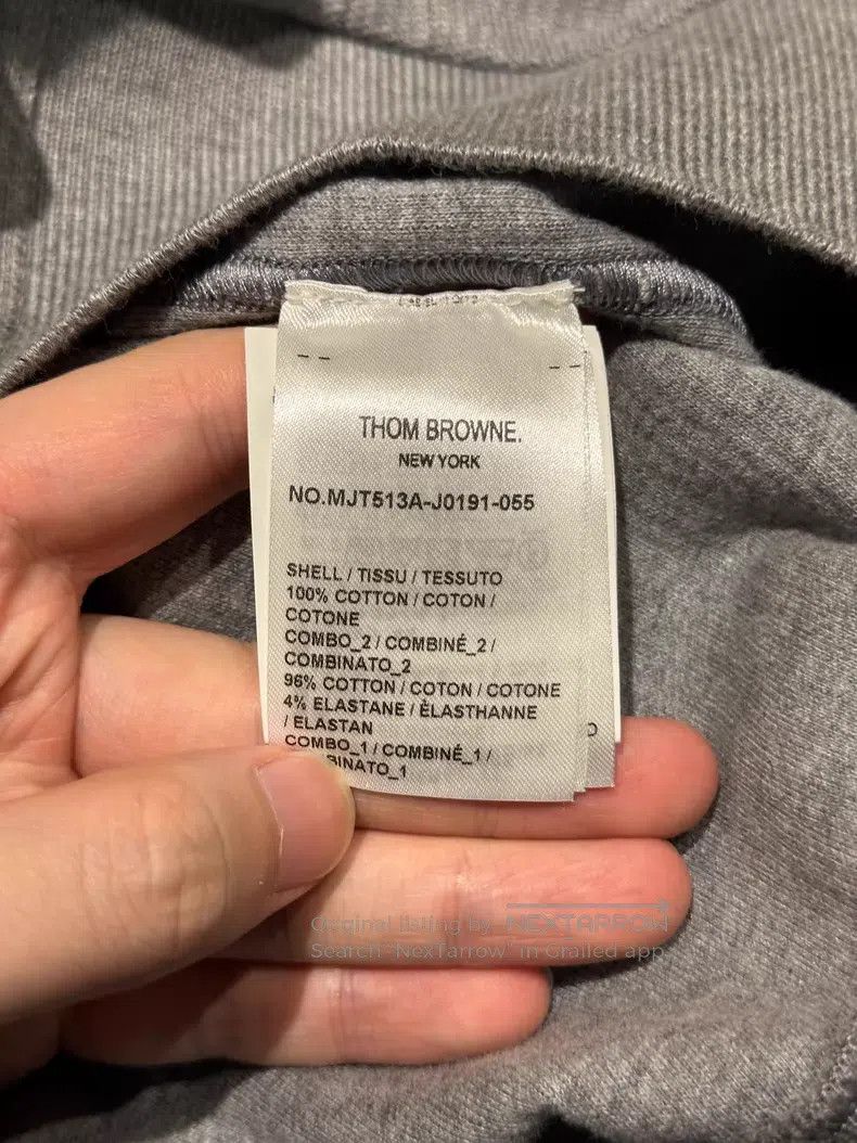 Thom Browne Thom Browne Grey Cardigan with Cuffs Size US S / EU 44-46 / 1 - 3 Thumbnail