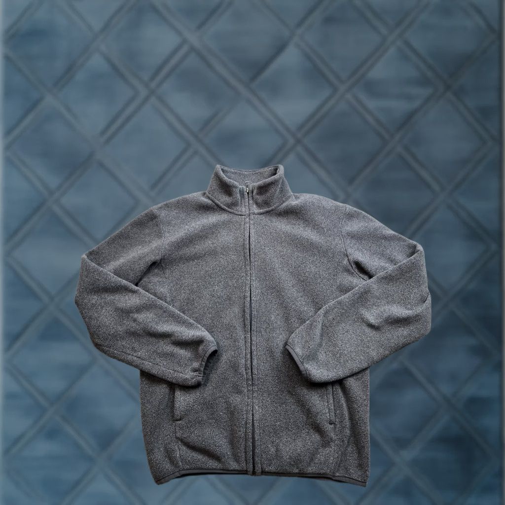 Uniqlo Uniqlo Fleece Jacket Small Mens Gray Full Zip Mock Neck Pockets Outdoor Shirt/Sweatshirt (Jacket) Size US S / EU 44-46 / 1 - 1 Thumbnail
