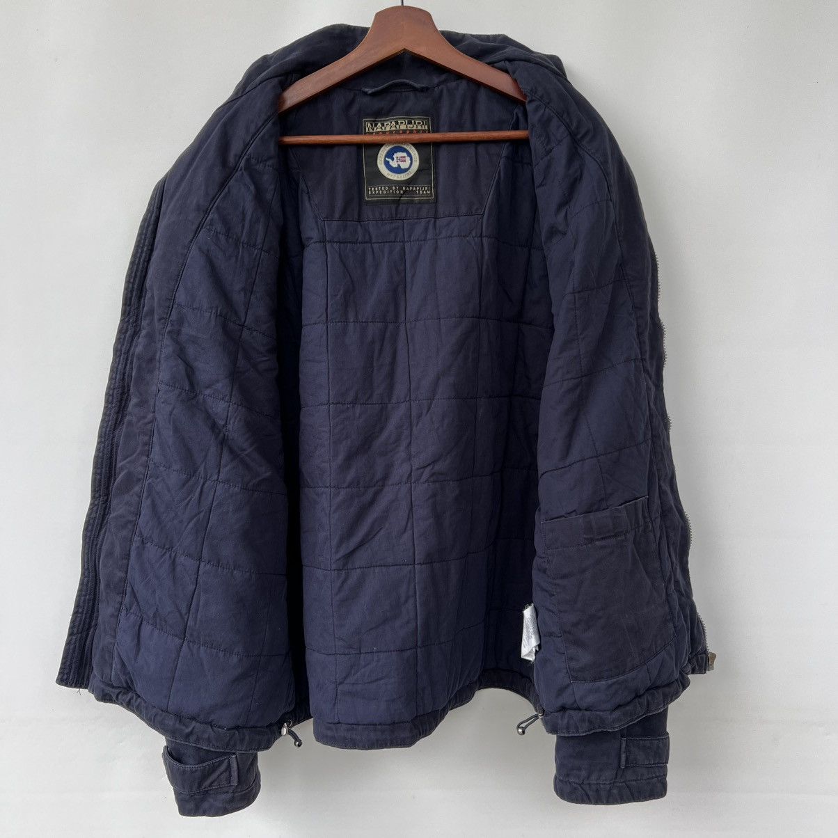 Napapijri × Vintage Vintage 90s Y2K Napapijri Geographic Jacket - XL Size US XL / EU 56 / 4 - 9 Thumbnail
