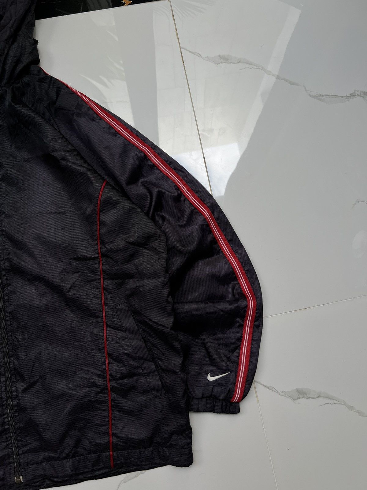 Nike × Vintage 90's NIKE RETRO DOUBLE SWOOSH Y2K TRACK JACKET GORPCORE Size US M / EU 48-50 / 2 - 2 Thumbnail