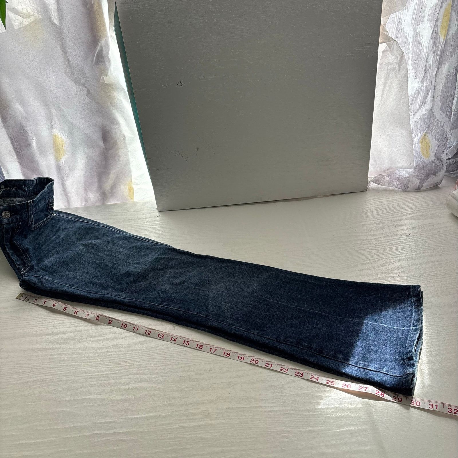 7 For All Mankind 7 For All Mankind A Pocket Bootcut Jeans EU 27 Mid-Rise Size 27" / US 4 / IT 40 - 11 Thumbnail