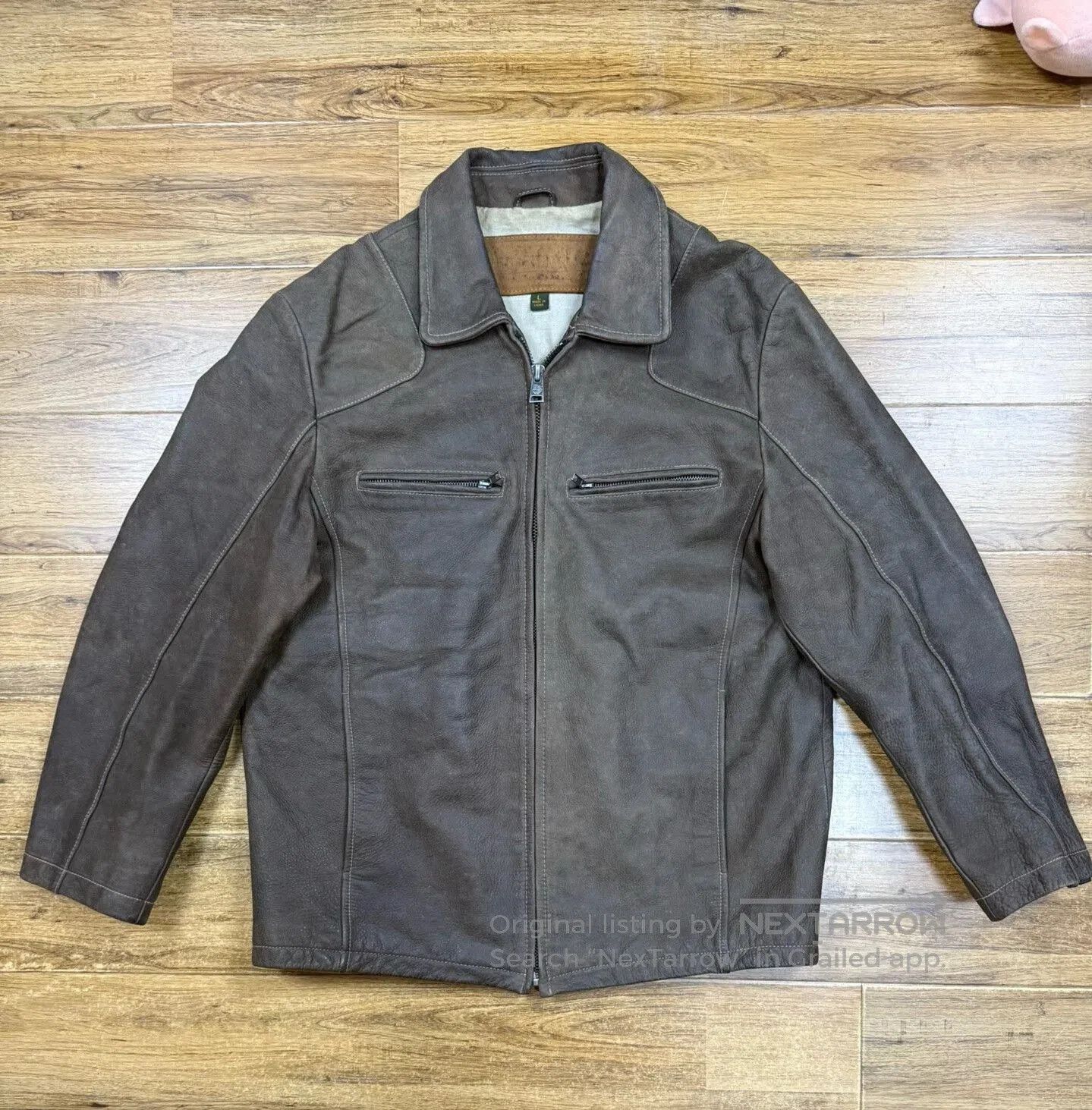 Timberland Timberland Men's Genuine Leather Business Jacket. Size US L / EU 52-54 / 3 - 1 Thumbnail