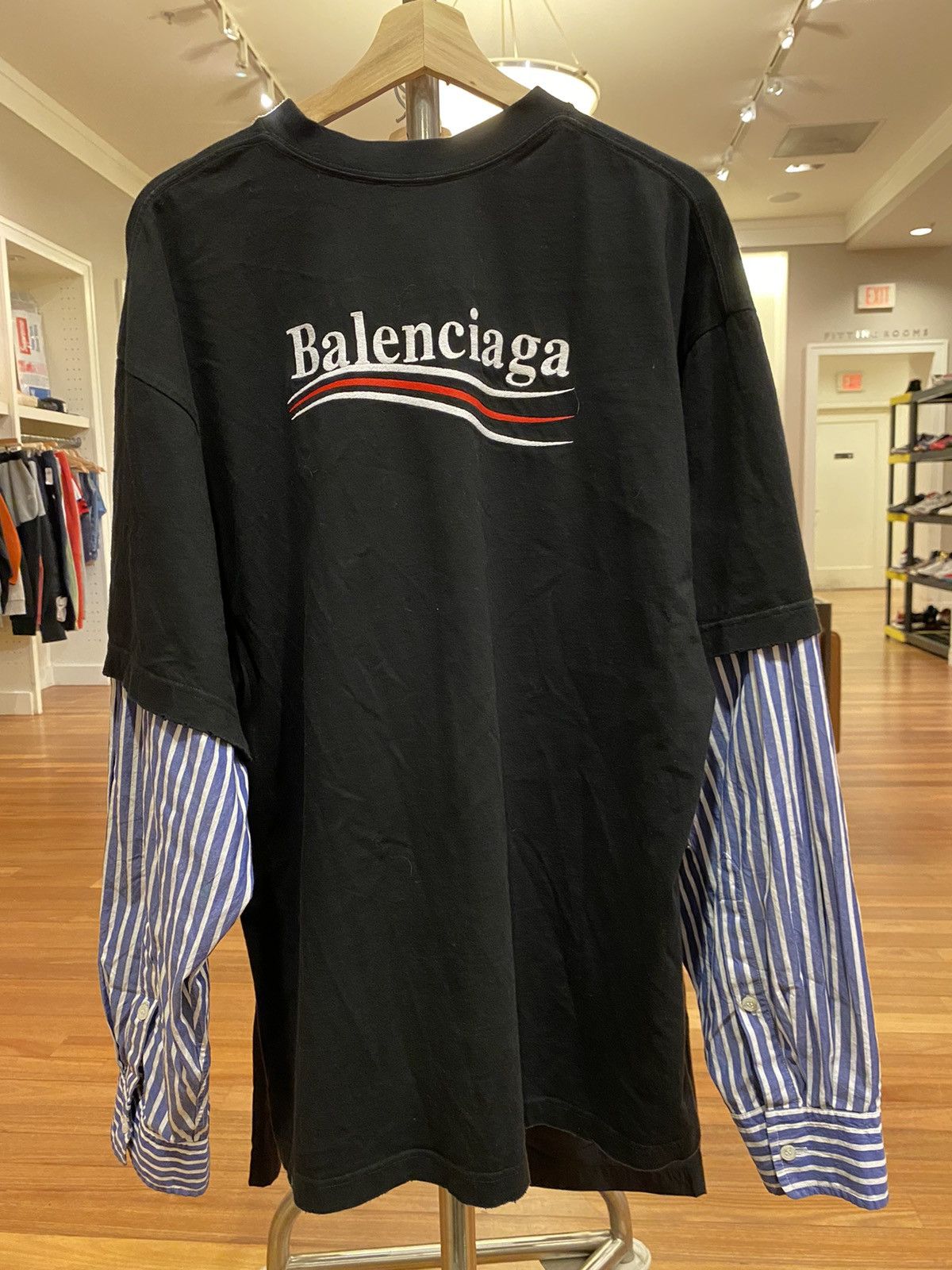 Balenciaga Balenciaga Political Campaign Layered T-shirt 3 Size US L / EU 52-54 / 3 - 2 Thumbnail