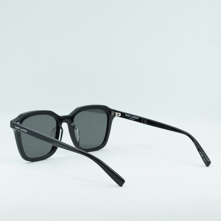 Saint Laurent Paris Saint Laurent SL457 001 Unisex Sunglasses Black Square Frame Size ONE SIZE - 6 Thumbnail