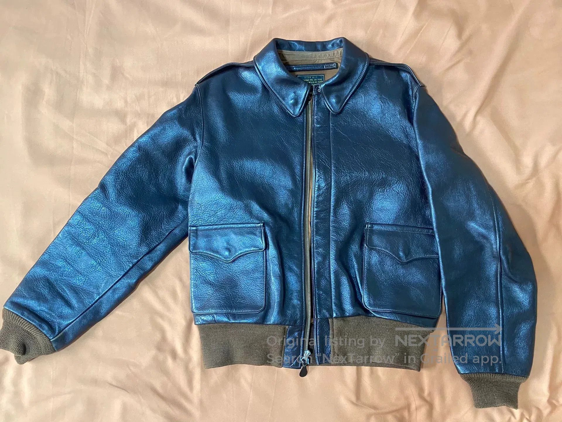 The Real McCoy's the real mccoy a2 brown leather jacket. Size US M / EU 48-50 / 2 - 7 Thumbnail