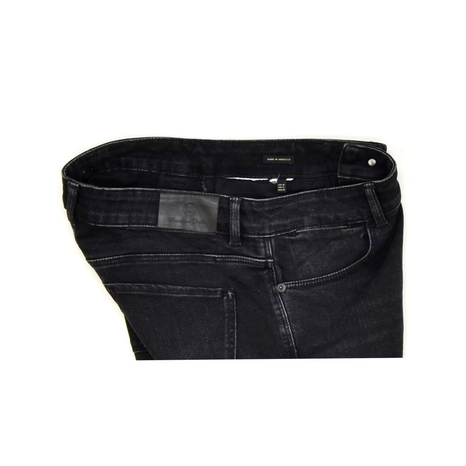 Massimo Dutti MASSIMO DUTTI Womens Skinny Jeans Black Classic W30 L31 US 4 Small Size 28" / US 6 / IT 42 - 3 Thumbnail