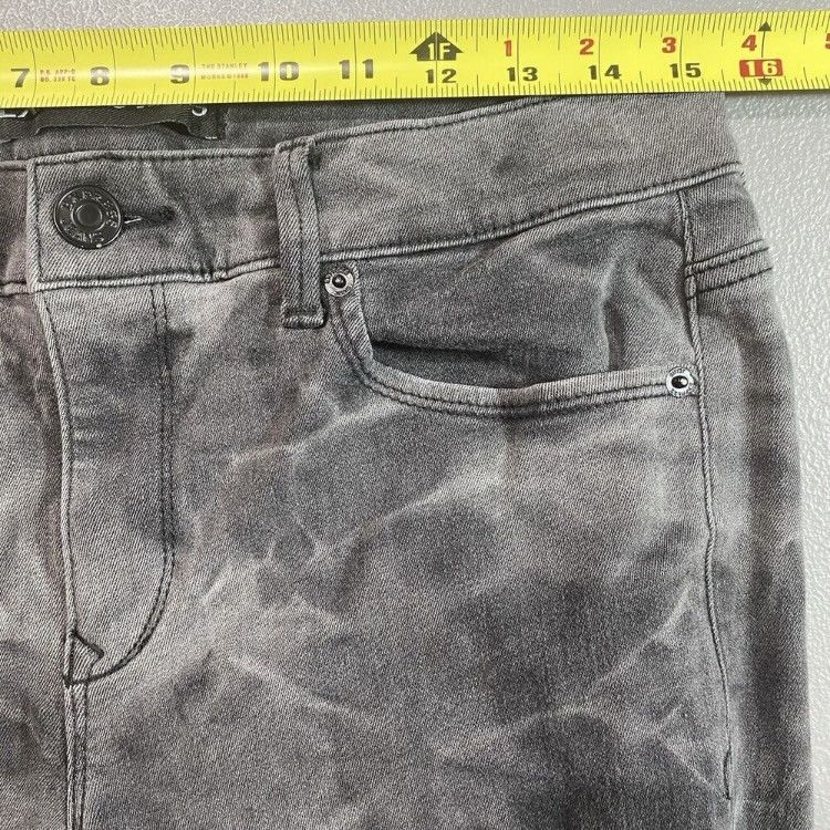Express MIA Tie dye low rise skinny jeans Size 32" / US 10 / IT 46 - 5 Thumbnail