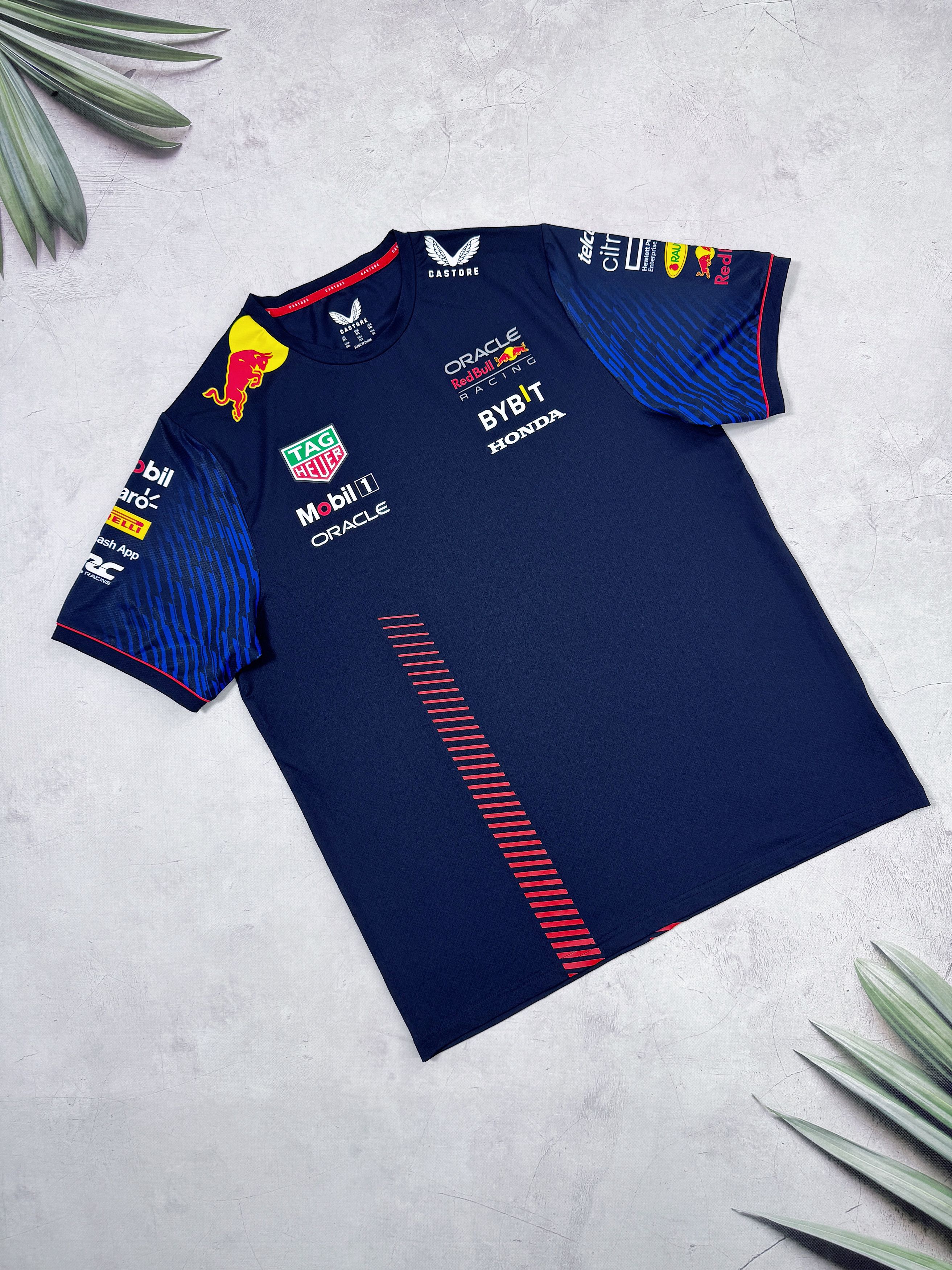 Castore 2023 Oracle Red Bull Racing Formula1 Team T-Shirt by Castore Size US XL / EU 56 / 4 - 3 Thumbnail