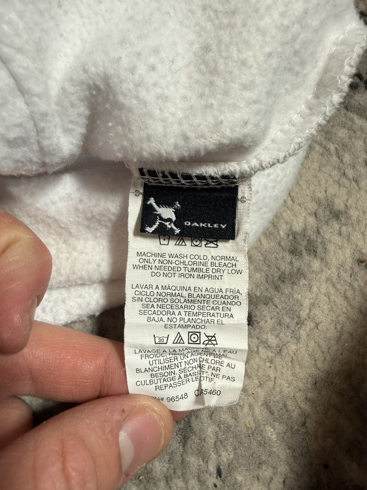 Oakley Y2K Oakley Front Logo Zip-Up Hoodie Size US M / EU 48-50 / 2 - 4 Thumbnail