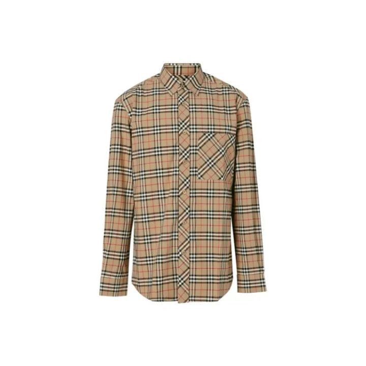 Burberry Burberry Burberry Check Pocket Casual Long Sleeve Shirt-25 Size US L / EU 52-54 / 3 - 1 Thumbnail