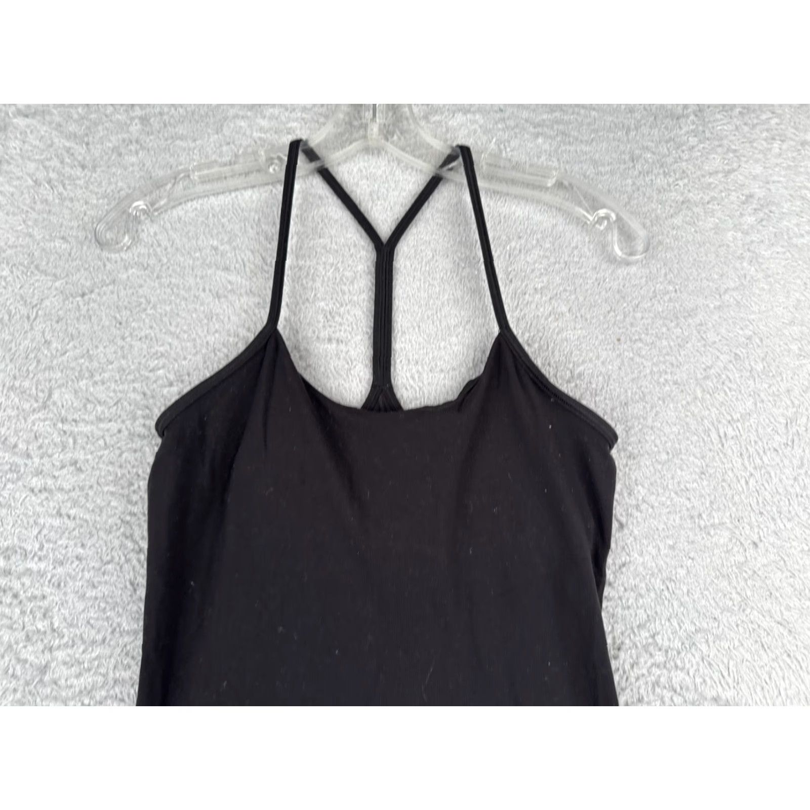 Lululemon Lululemon Shirt Women Tank Black Power Pose Racerback Built-In Bra 6 Sleeveless Sports Casual Workout T-Shirt Size M / US 6-8 / IT 42-44 - 4 Thumbnail