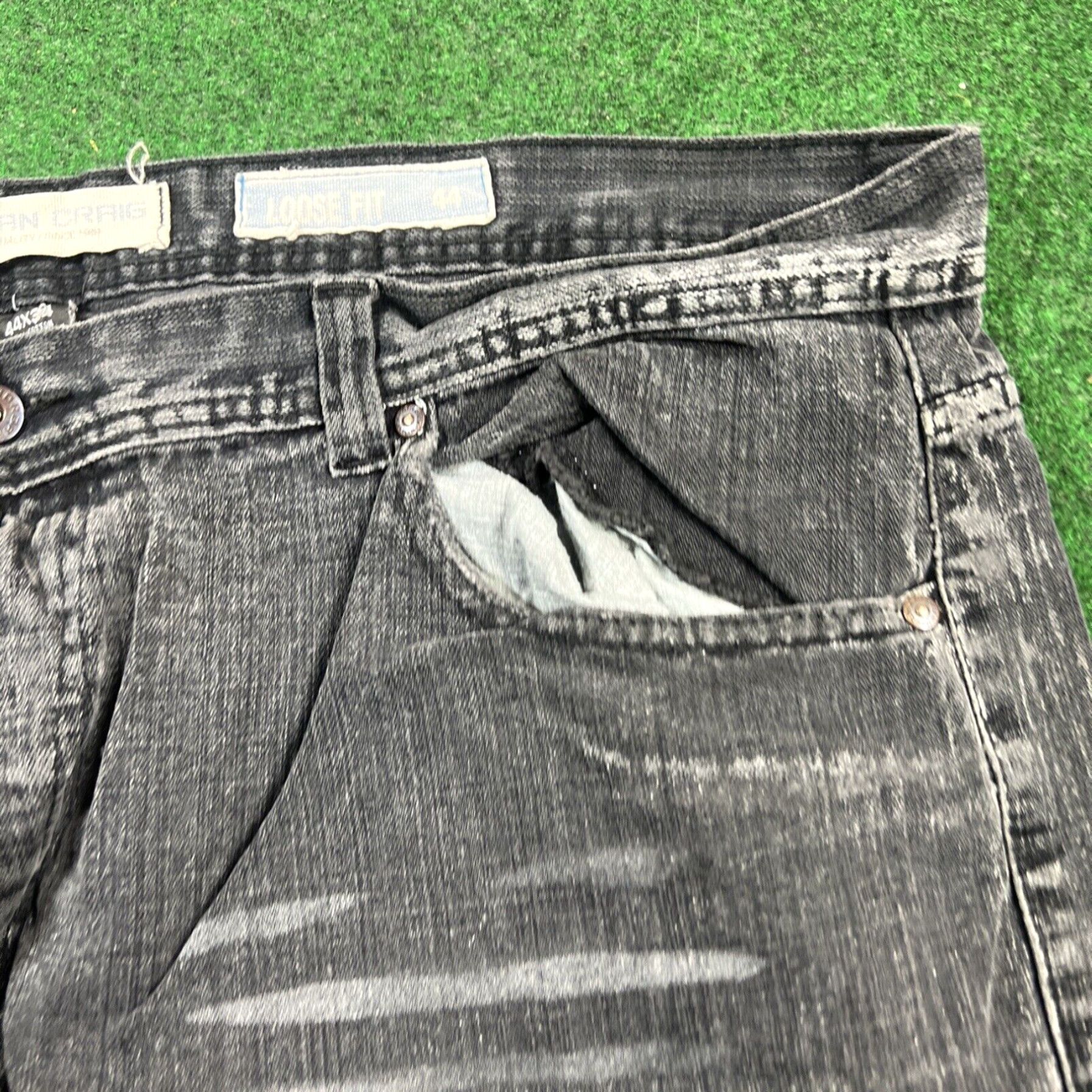 Jordan Brand Jordan Craig Collins Jeans Mens 44x30 ) Black Stretch Size US 44 / EU 60 - 6 Thumbnail