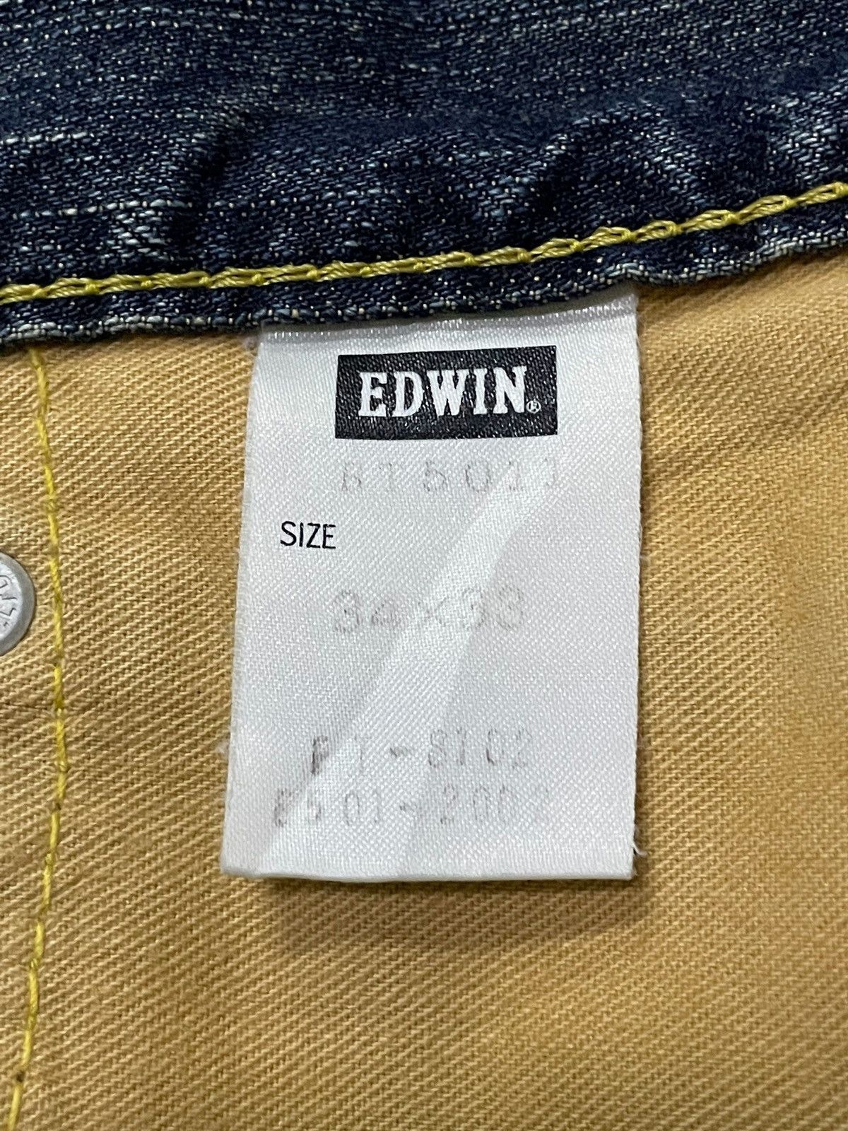 Edwin Rare Edwin 503 Flare Heavy Stitch Multi Colour Denim Jeans Size US 34 / EU 50 - 24 Thumbnail