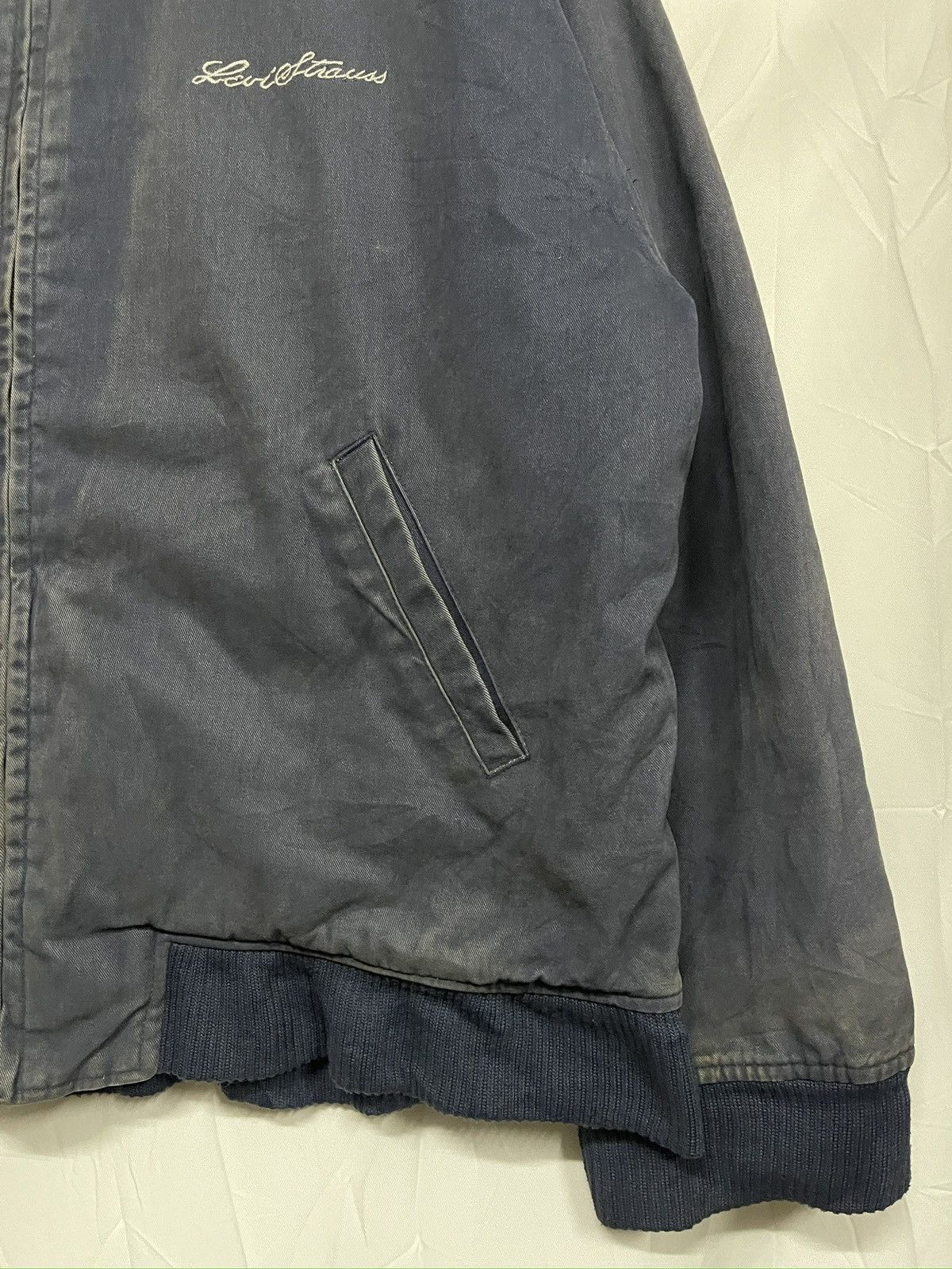 Levi's × Levi's Vintage Clothing × Vintage Very Rare‼️Vintage Sun faded 90s Levis Detroit Jacket Size US L / EU 52-54 / 3 - 3 Thumbnail