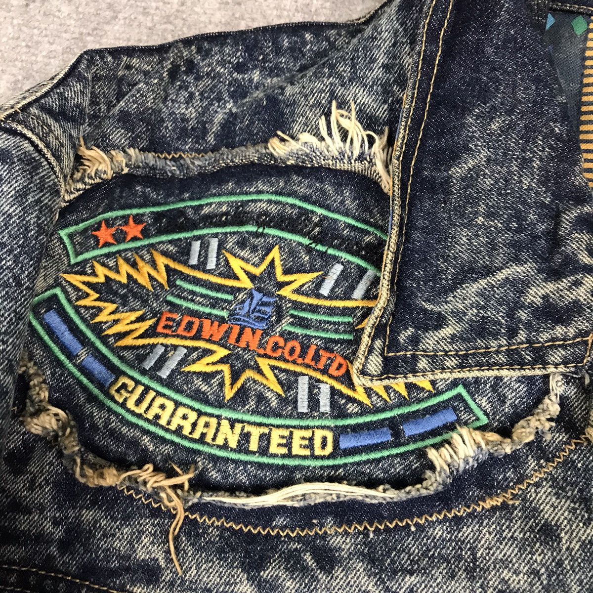 Vintage DENIM BUTTON JACKET EDWIN 1990 JACKET Size US M / EU 48-50 / 2 - 6 Thumbnail