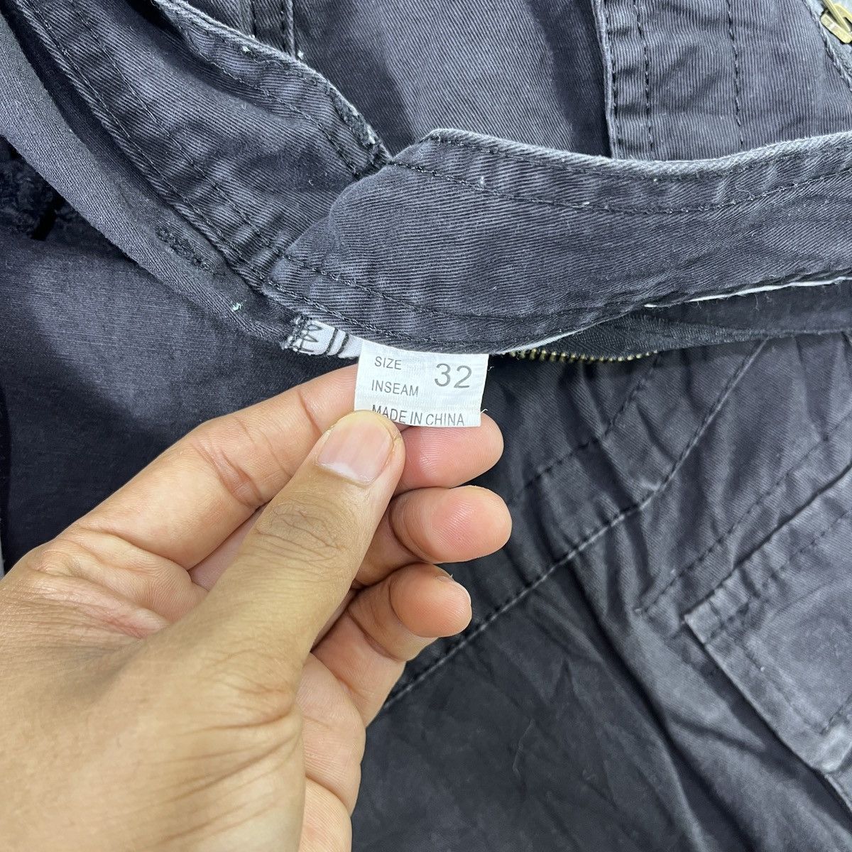 Japanese Brand Cargo Black pants Multipocket C010 Size US 34 / EU 50 - 9 Thumbnail